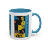 Cult Classic Movie Poster Art Accent Coffee Mug (11, 15oz) - Psycho Halftone Version 1960 - POPvault