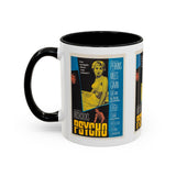 Cult Classic Movie Poster Art Accent Coffee Mug (11, 15oz) - Psycho Halftone Version 1960 - POPvault