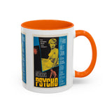 Cult Classic Movie Poster Art Accent Coffee Mug (11, 15oz) - Psycho Halftone Version 1960 - POPvault