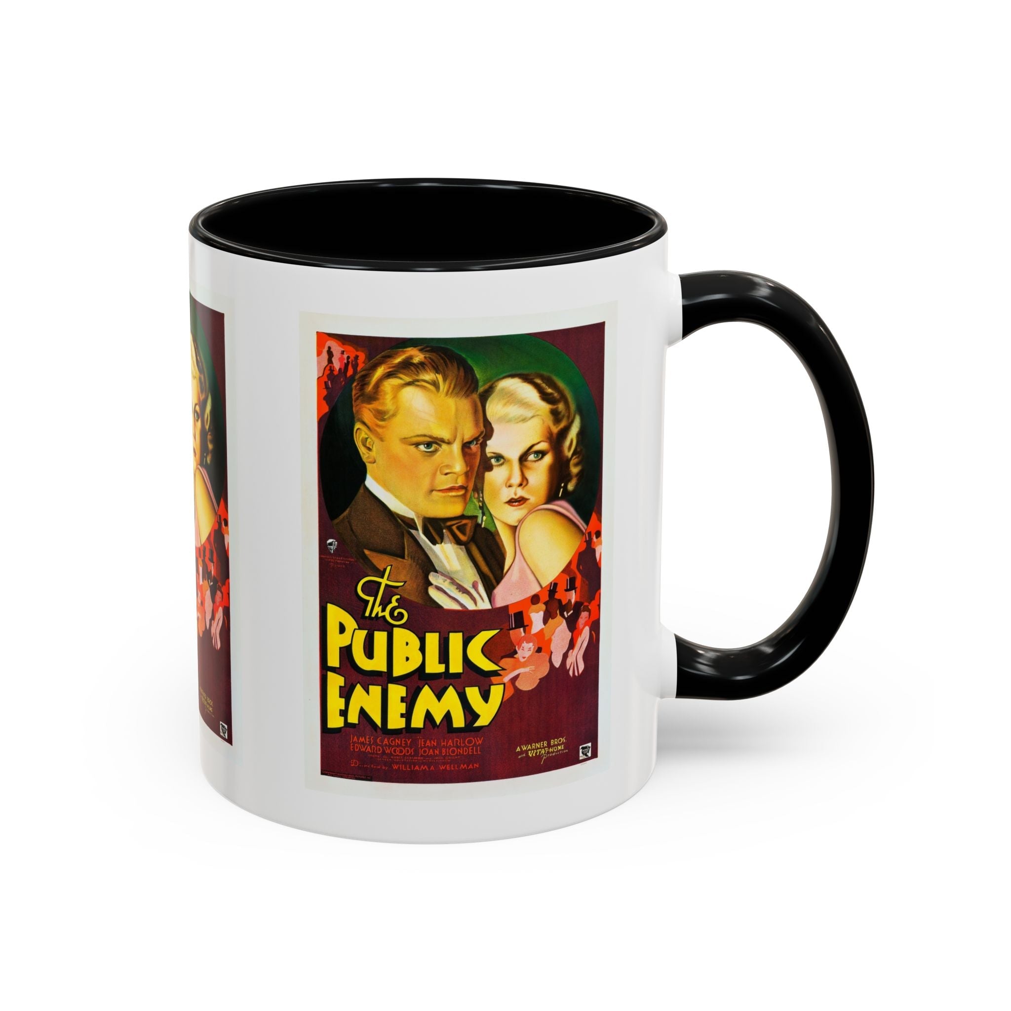 Cult Classic Movie Poster Art Accent Coffee Mug (11, 15oz) - Public Enemy 1931 - POPvault