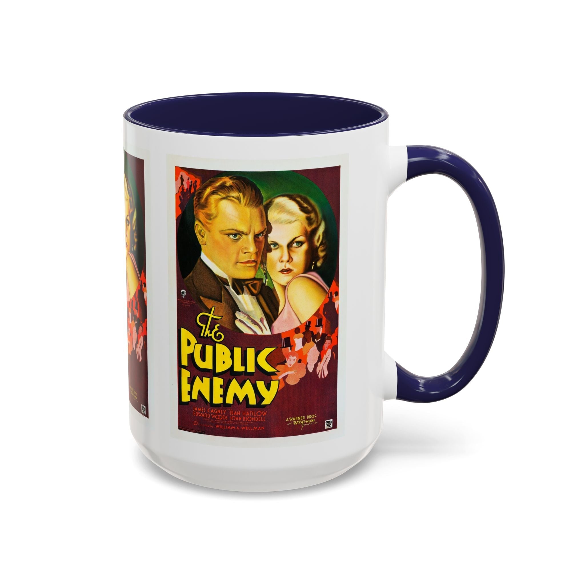 Cult Classic Movie Poster Art Accent Coffee Mug (11, 15oz) - Public Enemy 1931 - POPvault