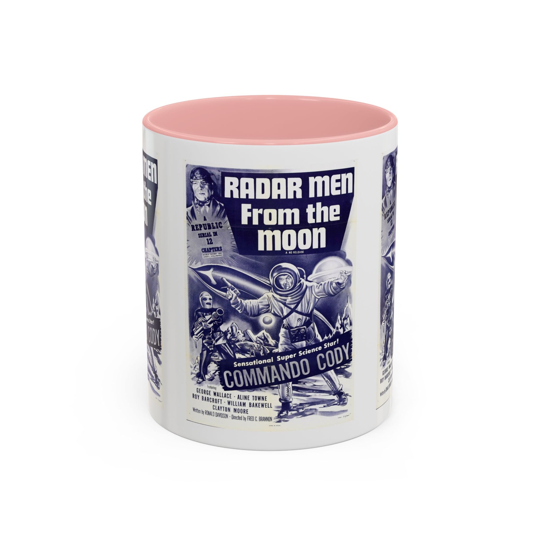Cult Classic Movie Poster Art Accent Coffee Mug (11, 15oz) - Radar Men From The Moon 1952 - POPvault