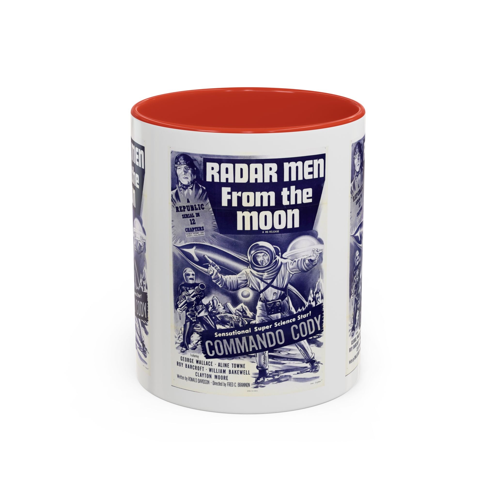 Cult Classic Movie Poster Art Accent Coffee Mug (11, 15oz) - Radar Men From The Moon 1952 - POPvault