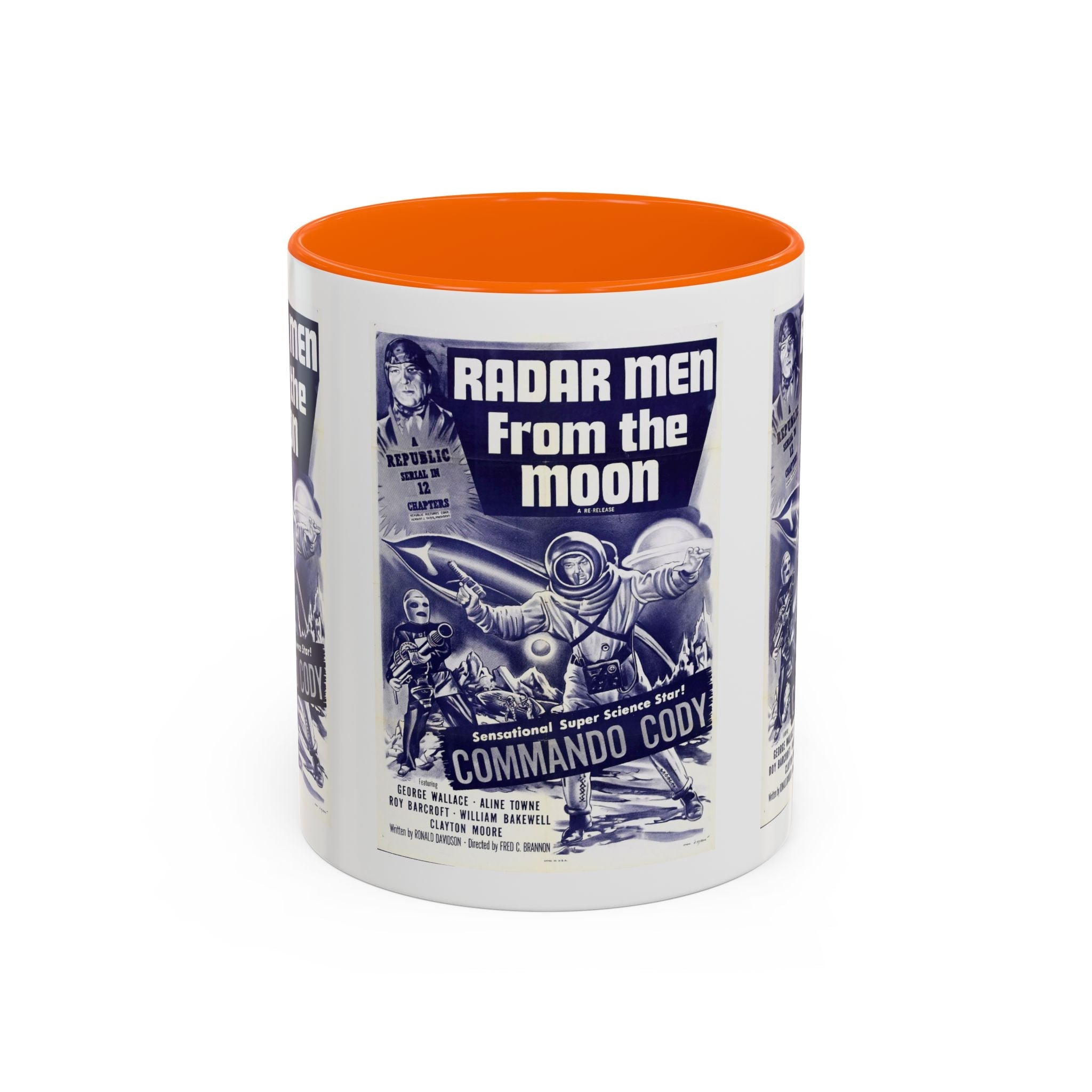 Cult Classic Movie Poster Art Accent Coffee Mug (11, 15oz) - Radar Men From The Moon 1952 - POPvault