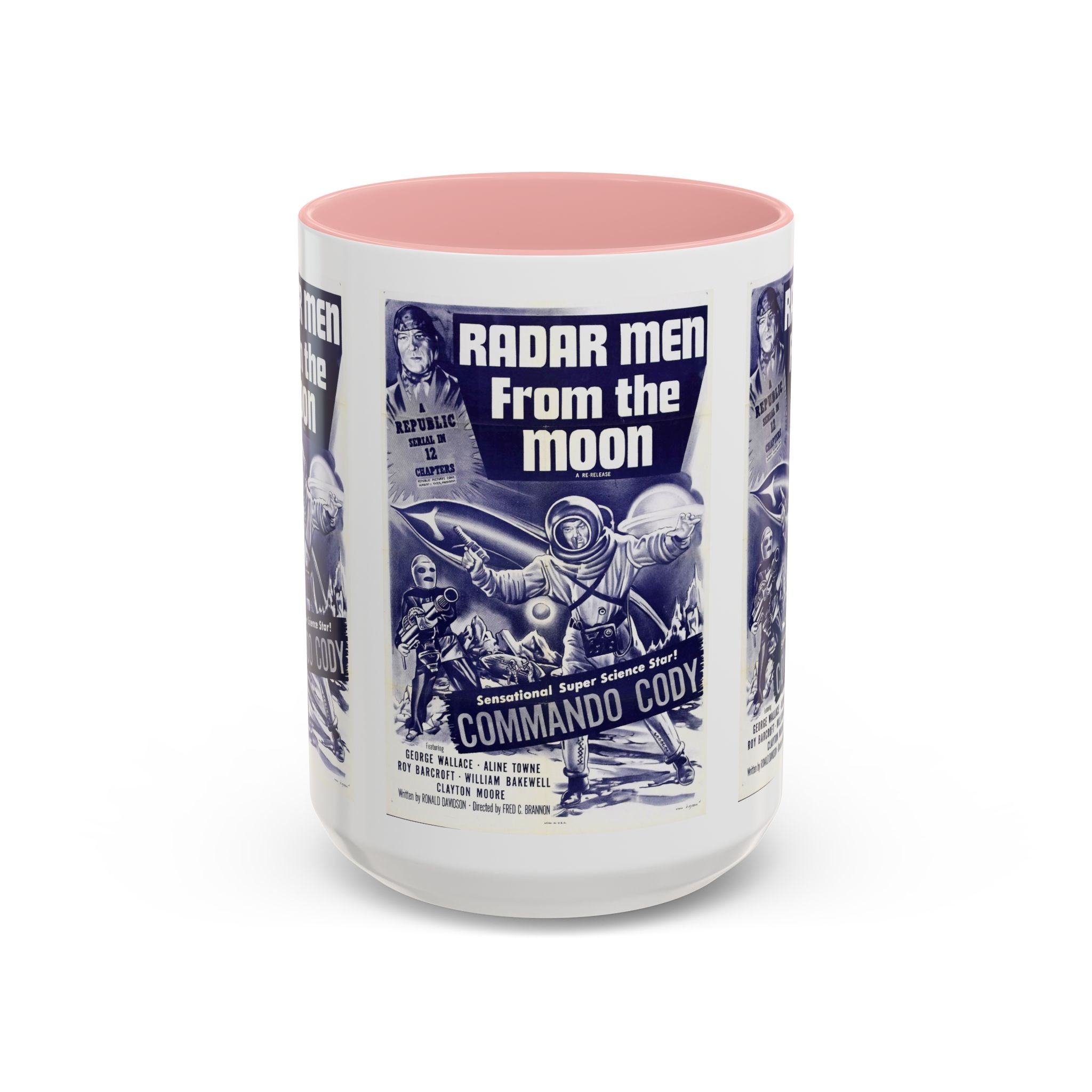 Cult Classic Movie Poster Art Accent Coffee Mug (11, 15oz) - Radar Men From The Moon 1952 - POPvault