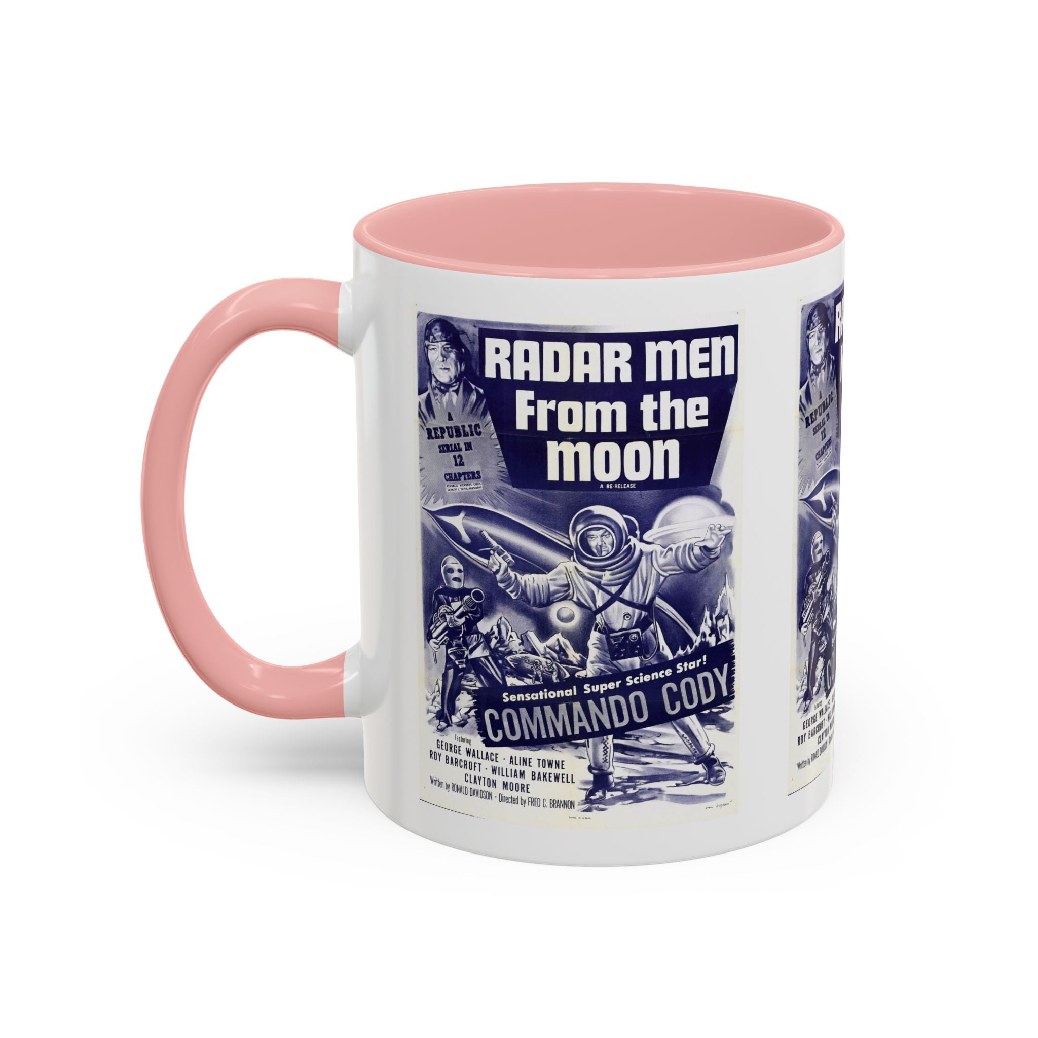 Cult Classic Movie Poster Art Accent Coffee Mug (11, 15oz) - Radar Men From The Moon 1952 - POPvault