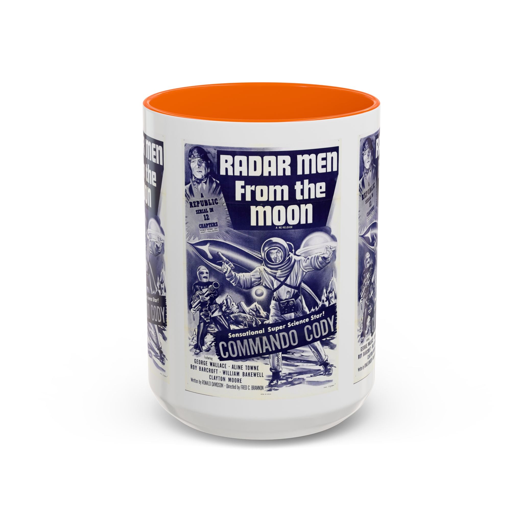 Cult Classic Movie Poster Art Accent Coffee Mug (11, 15oz) - Radar Men From The Moon 1952 - POPvault