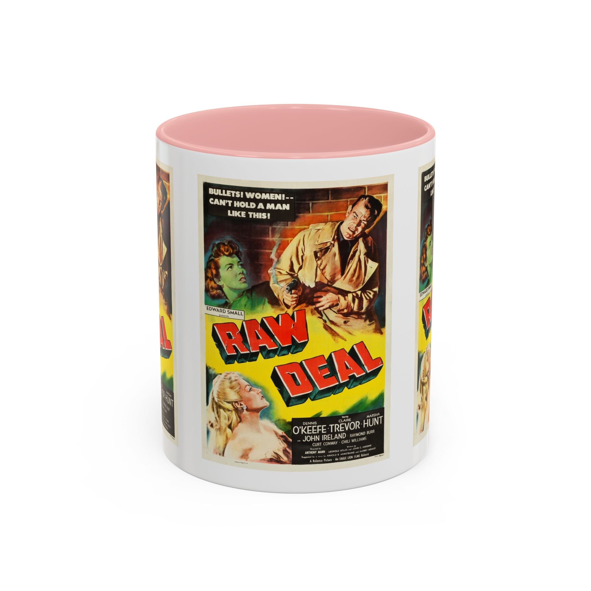 Cult Classic Movie Poster Art Accent Coffee Mug (11, 15oz) - Raw Deal 1948 - POPvault