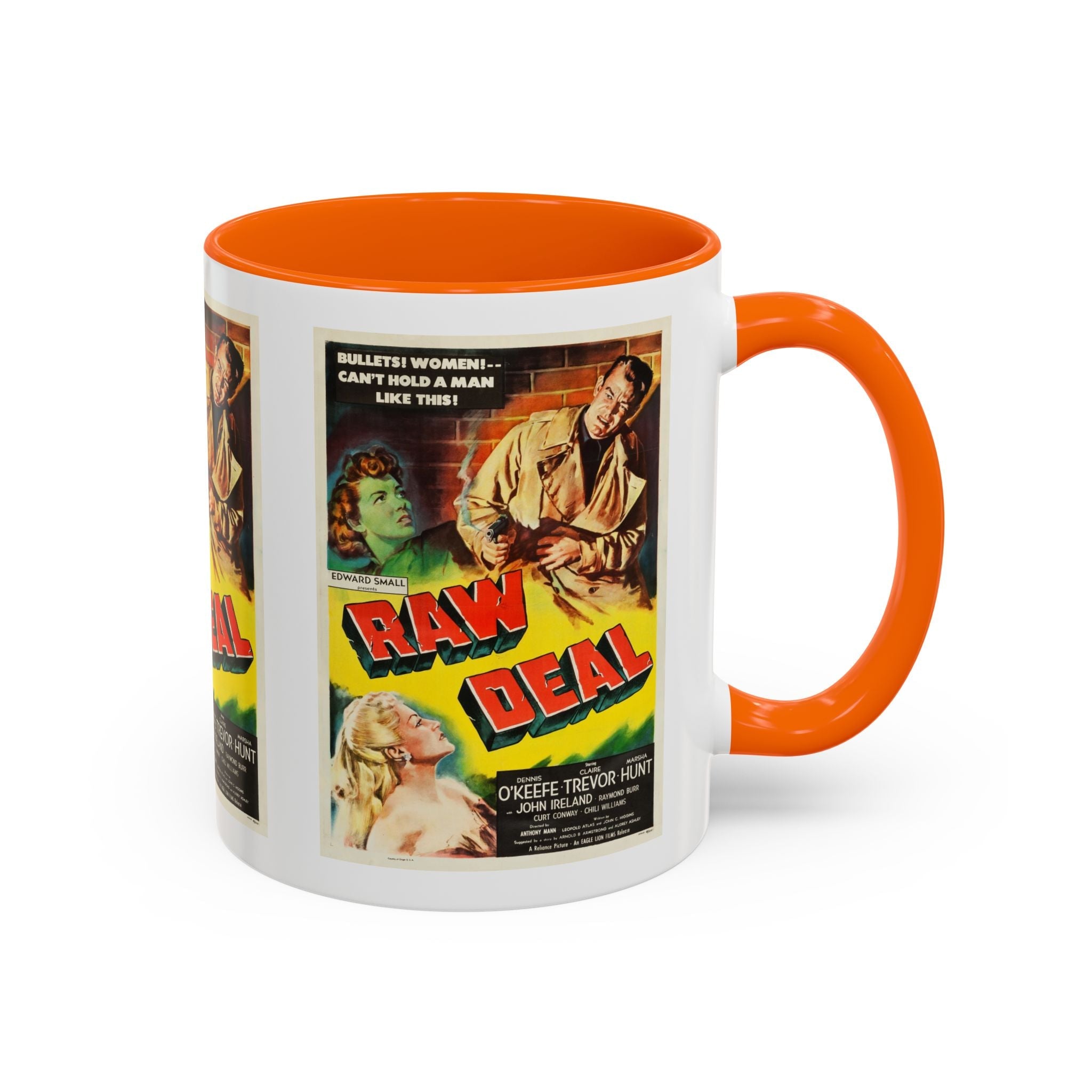 Cult Classic Movie Poster Art Accent Coffee Mug (11, 15oz) - Raw Deal 1948 - POPvault