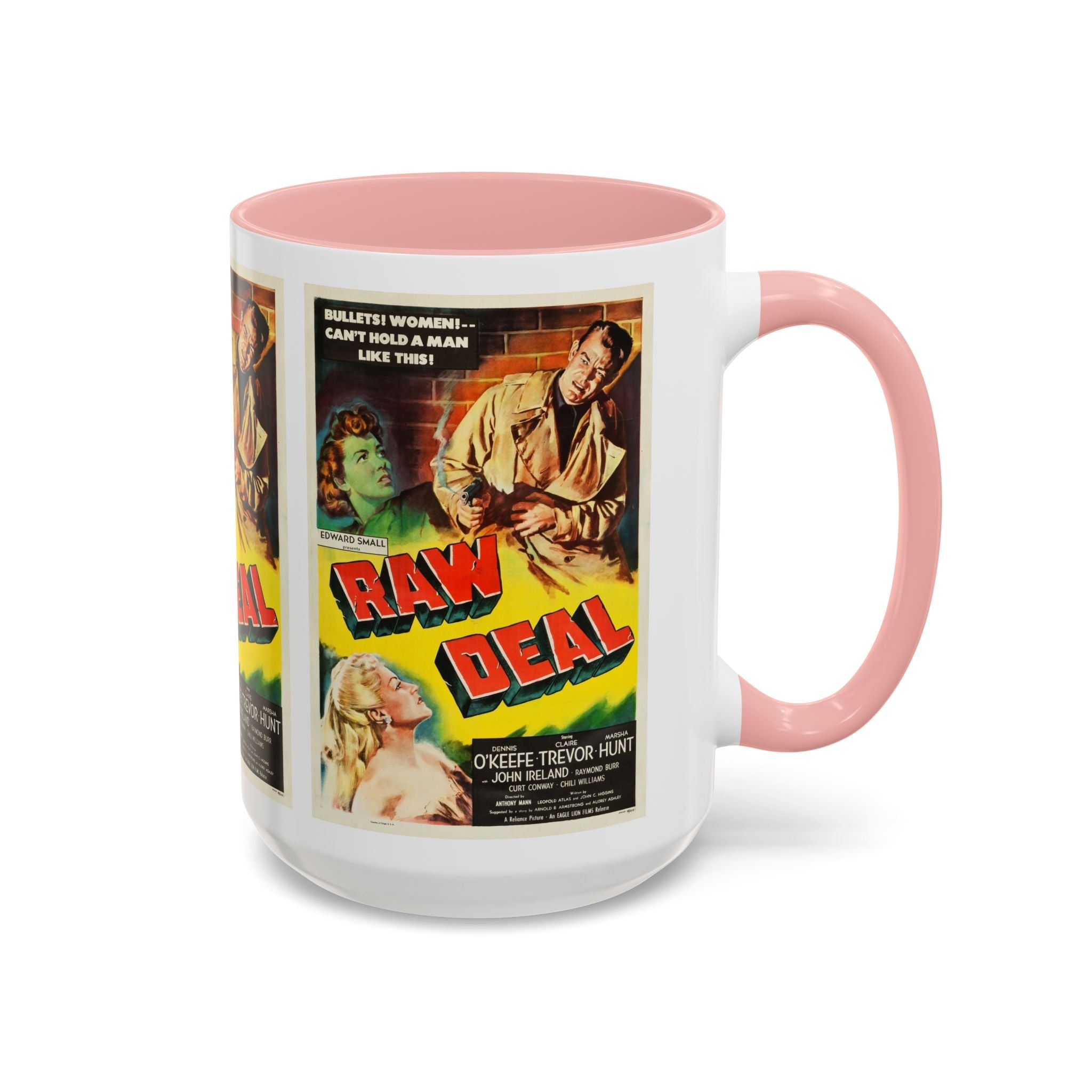 Cult Classic Movie Poster Art Accent Coffee Mug (11, 15oz) - Raw Deal 1948 - POPvault