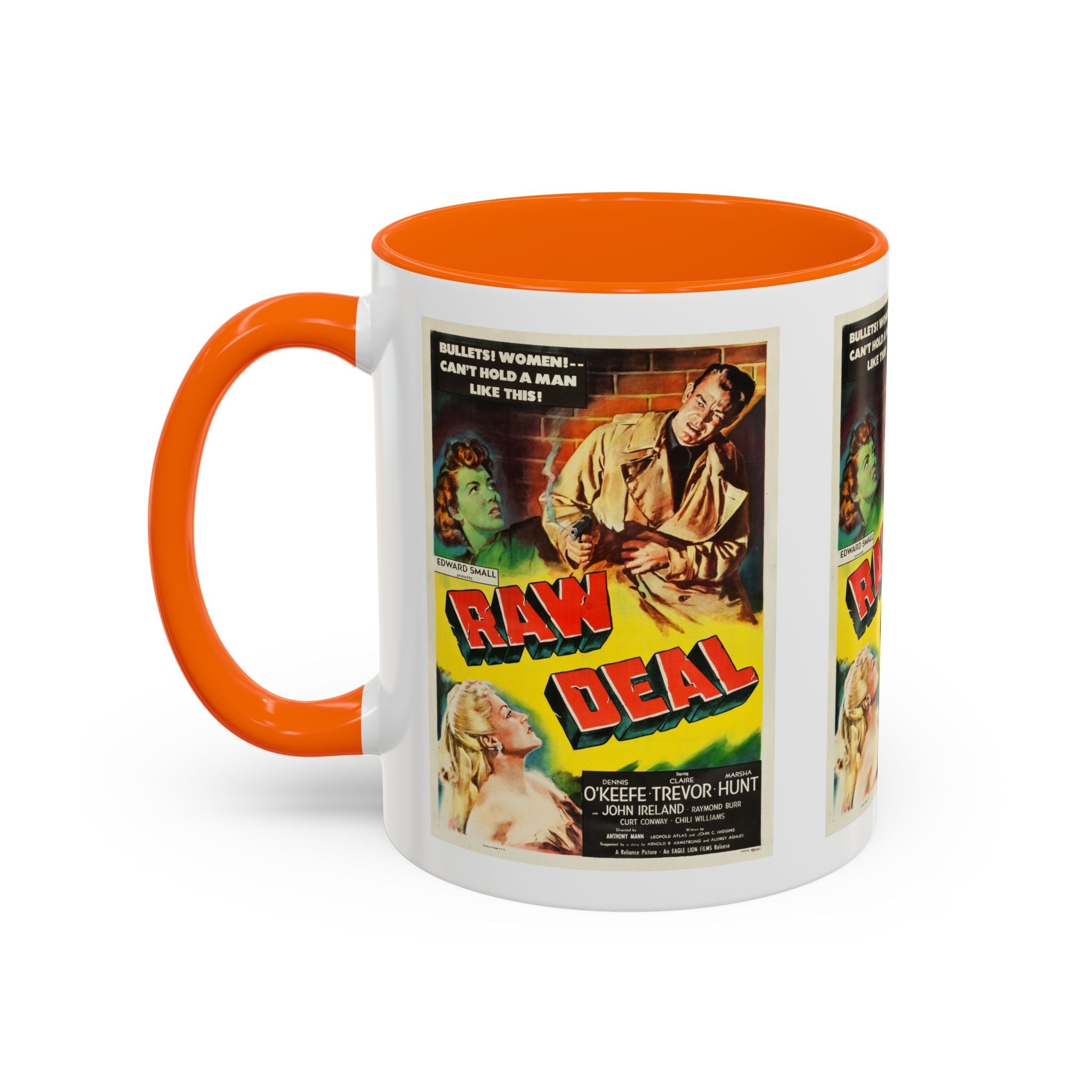 Cult Classic Movie Poster Art Accent Coffee Mug (11, 15oz) - Raw Deal 1948 - POPvault