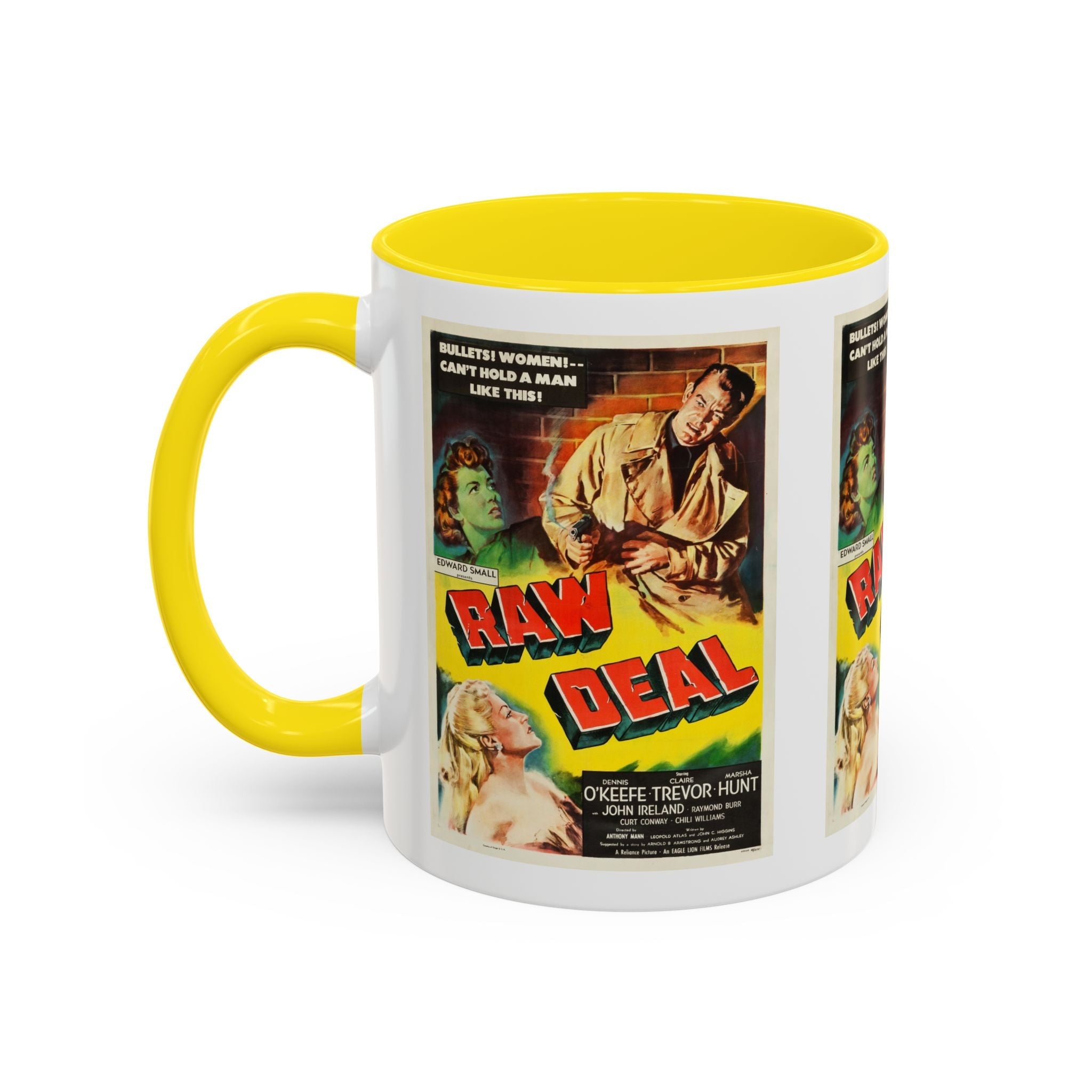 Cult Classic Movie Poster Art Accent Coffee Mug (11, 15oz) - Raw Deal 1948 - POPvault