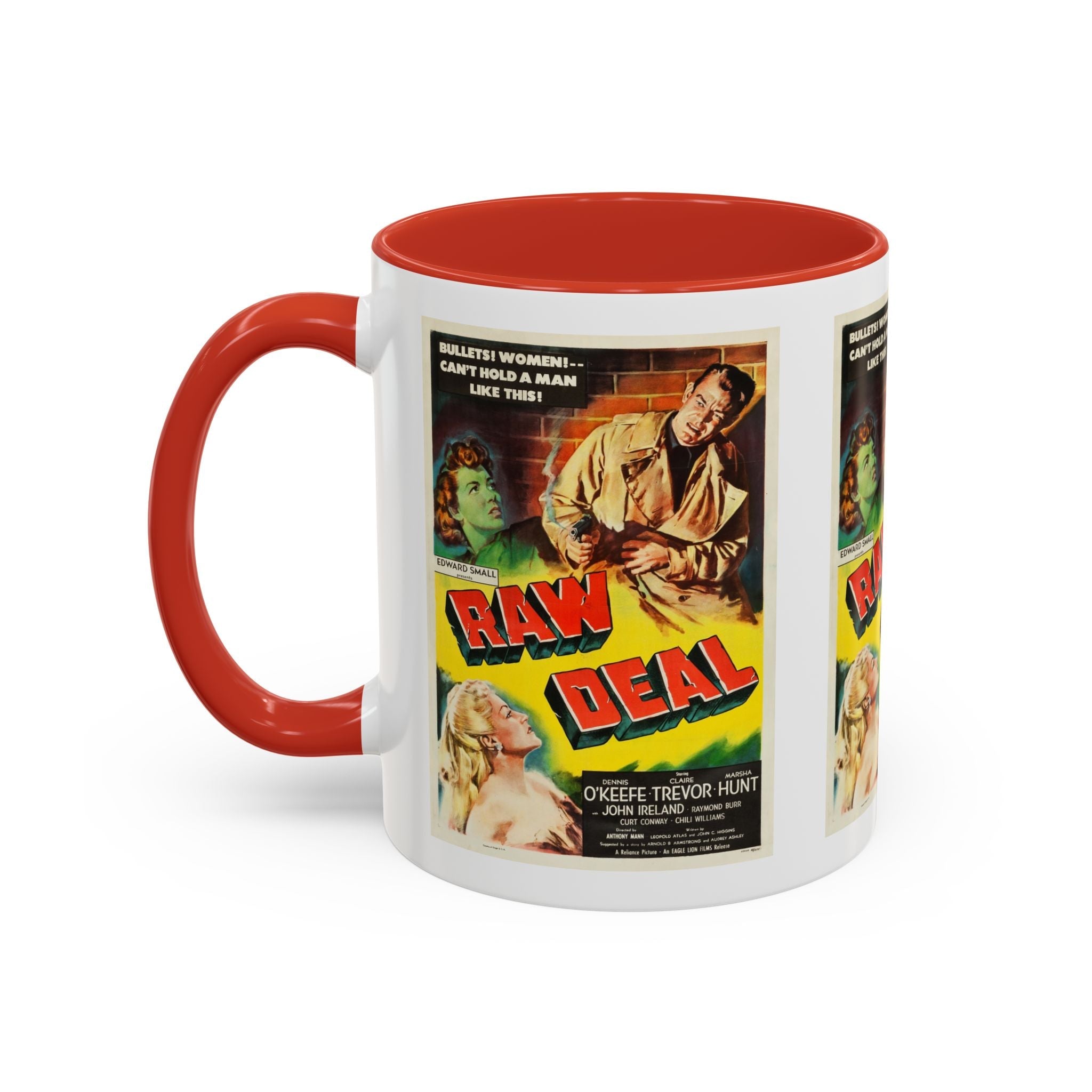 Cult Classic Movie Poster Art Accent Coffee Mug (11, 15oz) - Raw Deal 1948 - POPvault