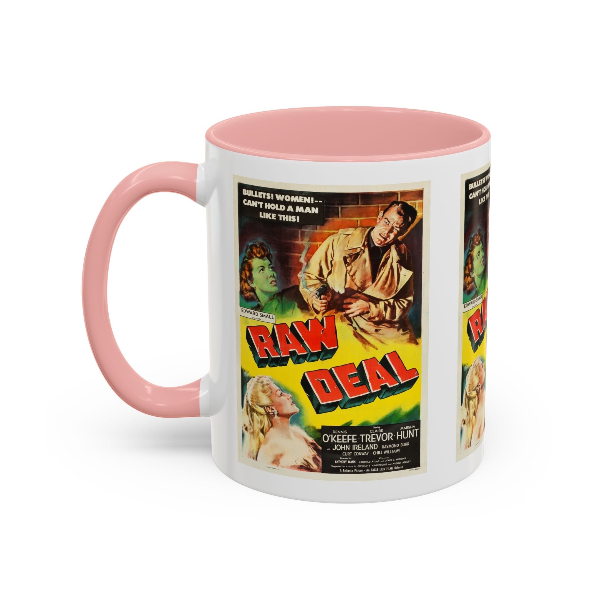 Cult Classic Movie Poster Art Accent Coffee Mug (11, 15oz) - Raw Deal 1948 - POPvault