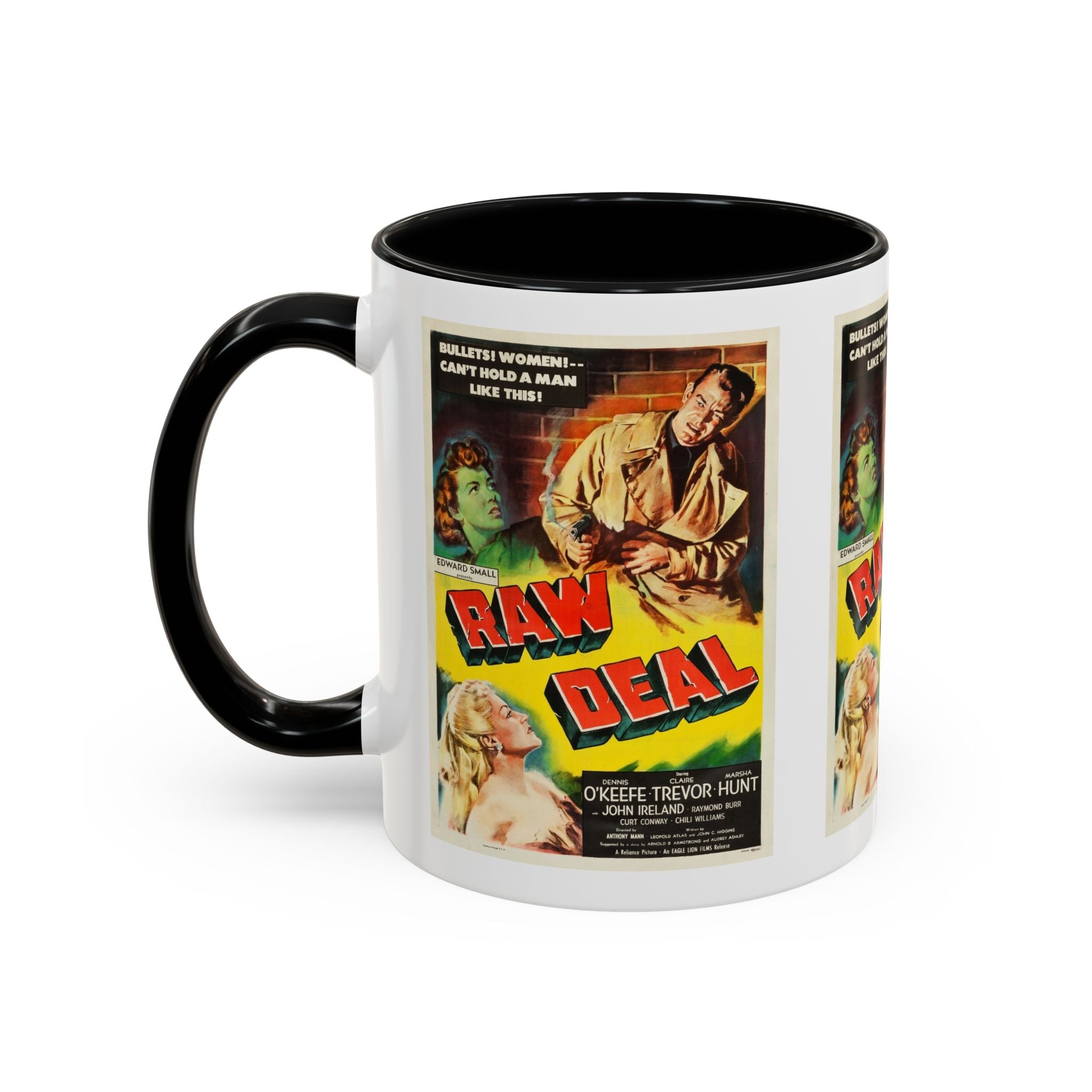 Cult Classic Movie Poster Art Accent Coffee Mug (11, 15oz) - Raw Deal 1948 - POPvault