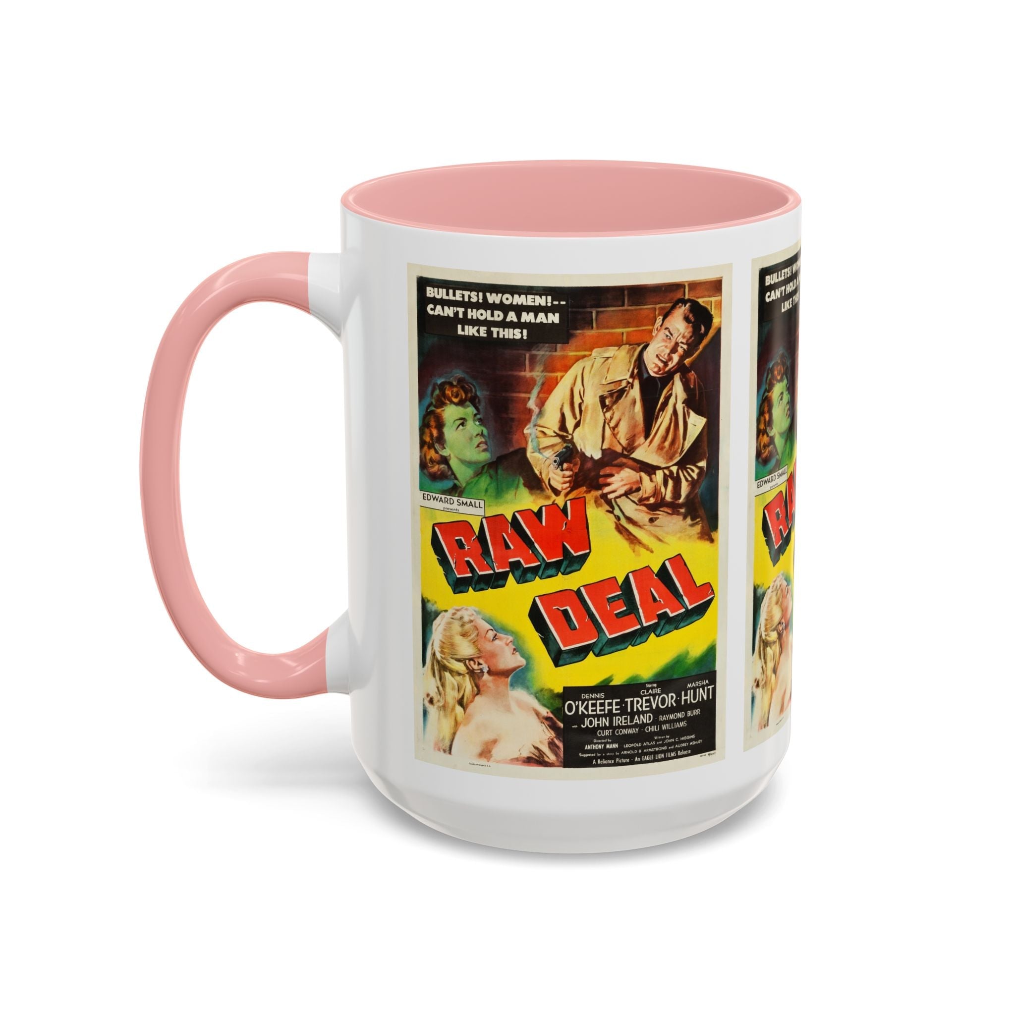 Cult Classic Movie Poster Art Accent Coffee Mug (11, 15oz) - Raw Deal 1948 - POPvault