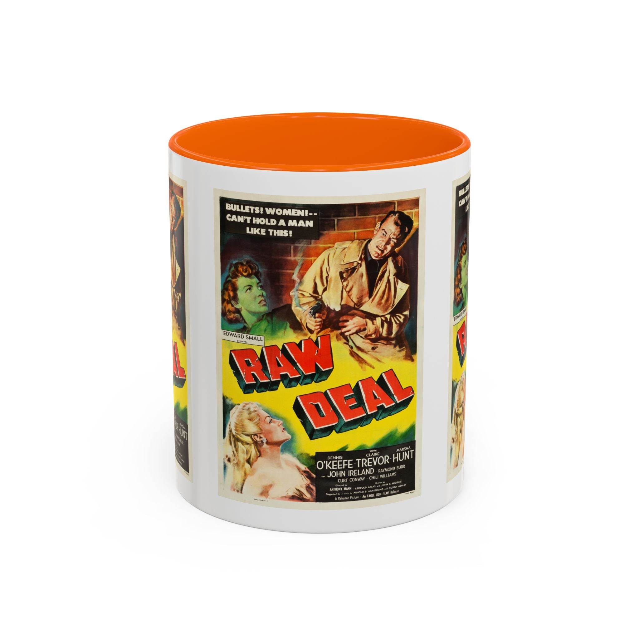 Cult Classic Movie Poster Art Accent Coffee Mug (11, 15oz) - Raw Deal 1948 - POPvault
