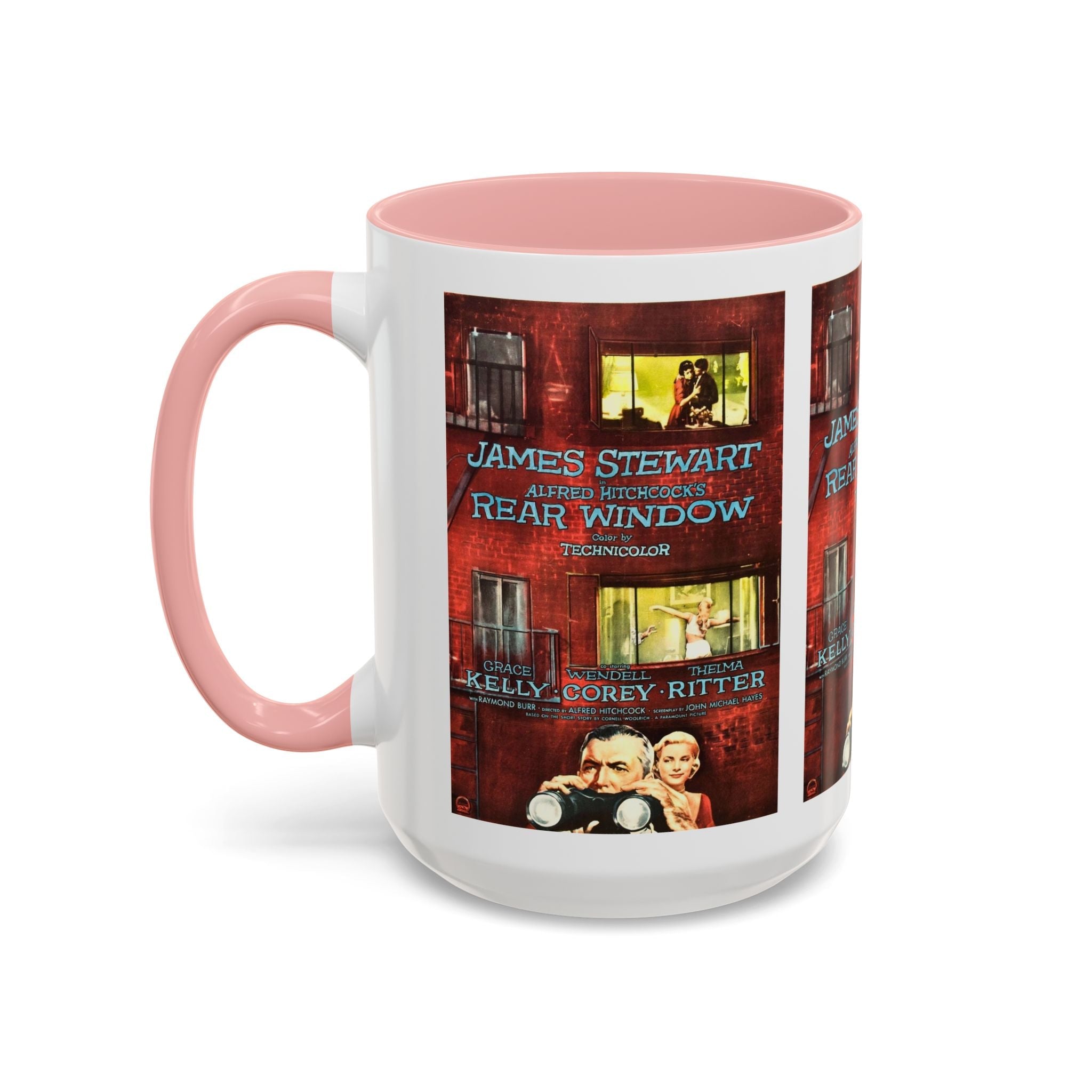 Cult Classic Movie Poster Art Accent Coffee Mug (11, 15oz) - Rear Window 1954 - POPvault