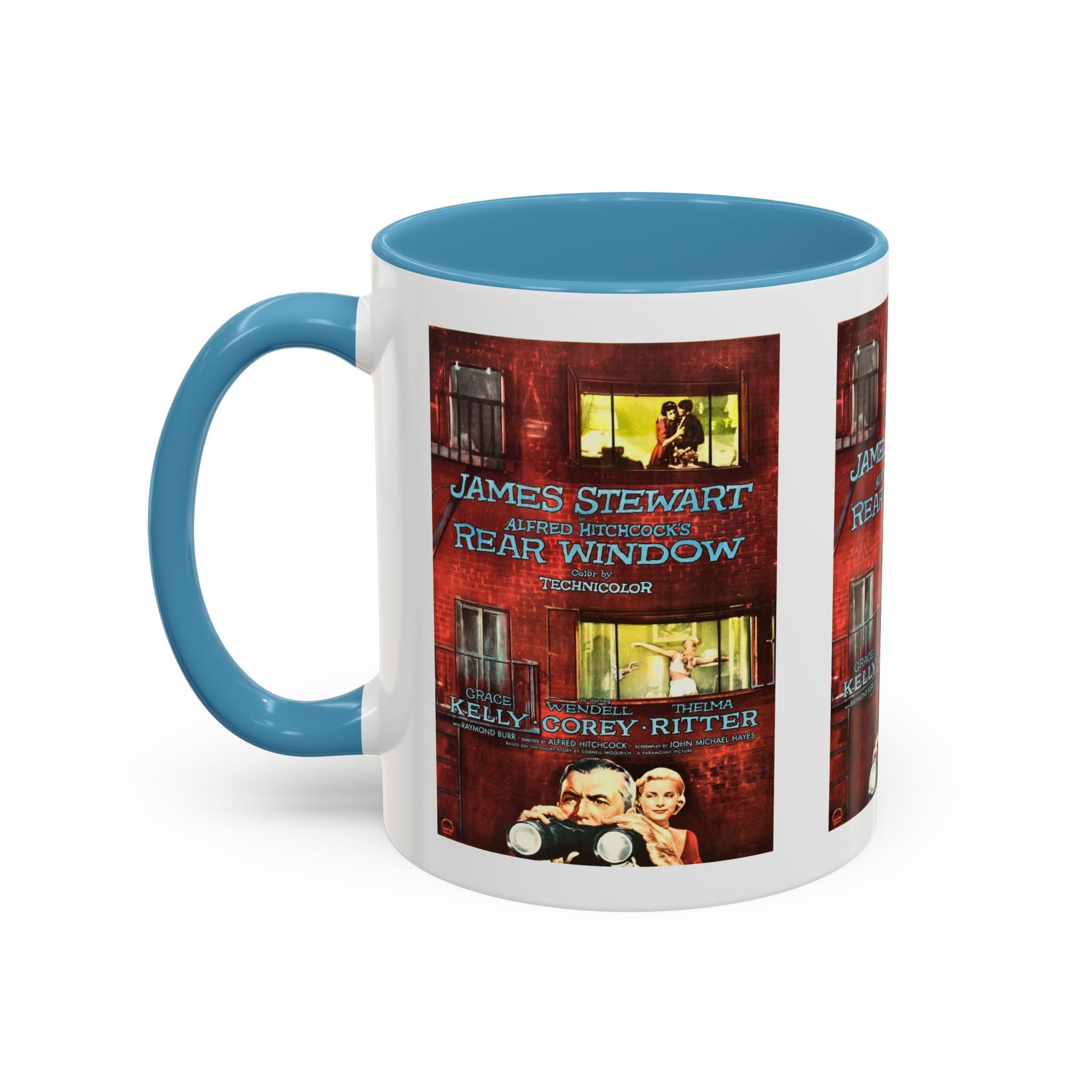 Cult Classic Movie Poster Art Accent Coffee Mug (11, 15oz) - Rear Window 1954 - POPvault