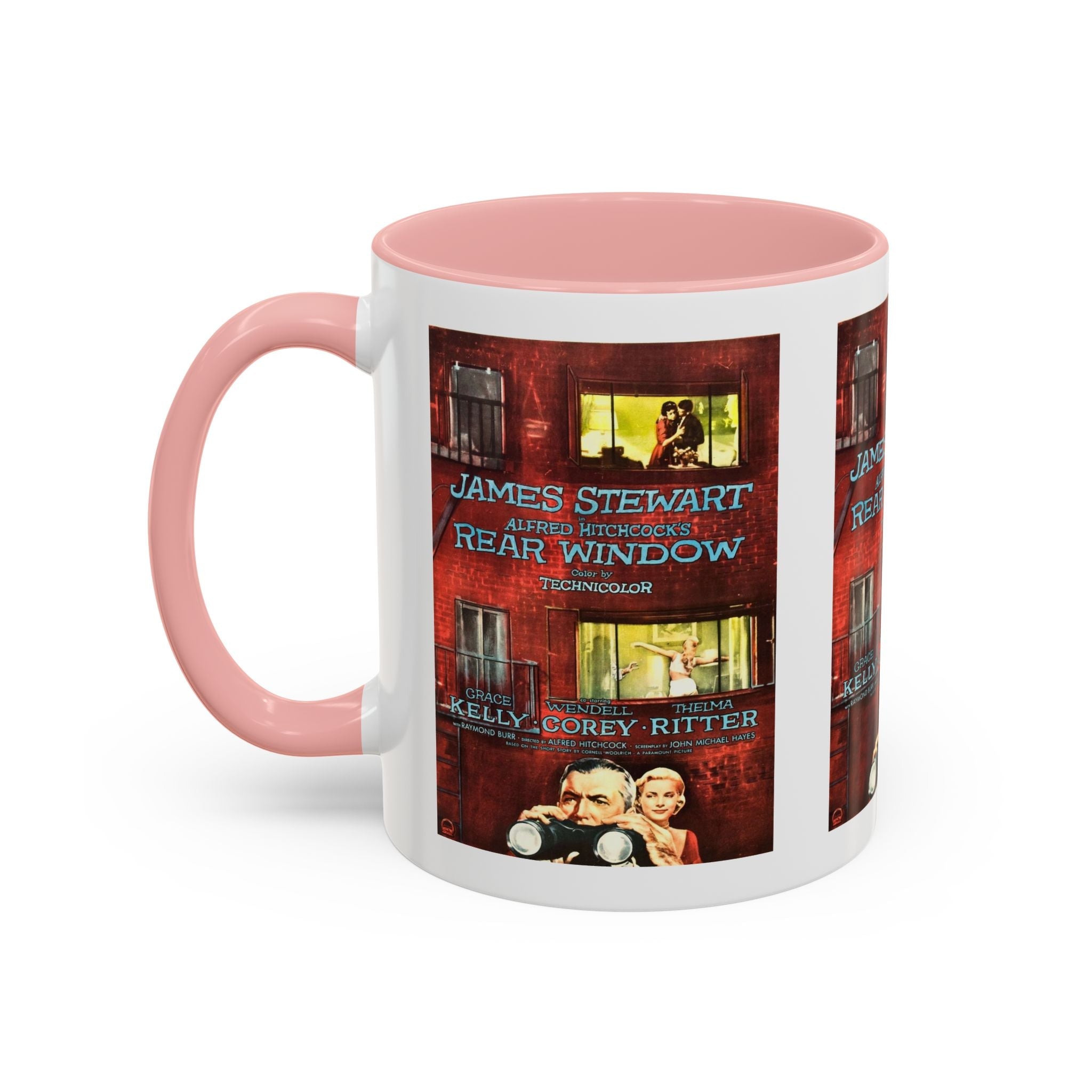 Cult Classic Movie Poster Art Accent Coffee Mug (11, 15oz) - Rear Window 1954 - POPvault