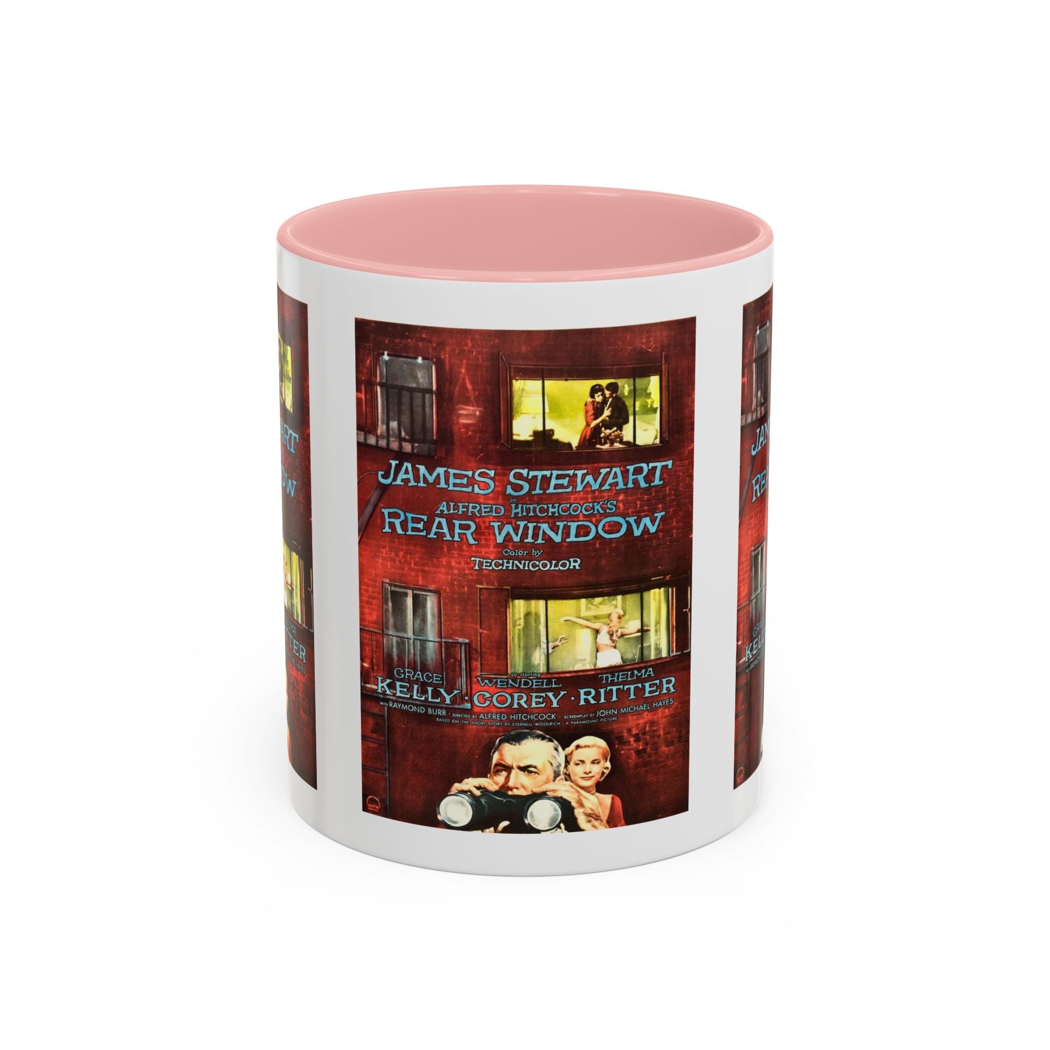 Cult Classic Movie Poster Art Accent Coffee Mug (11, 15oz) - Rear Window 1954 - POPvault
