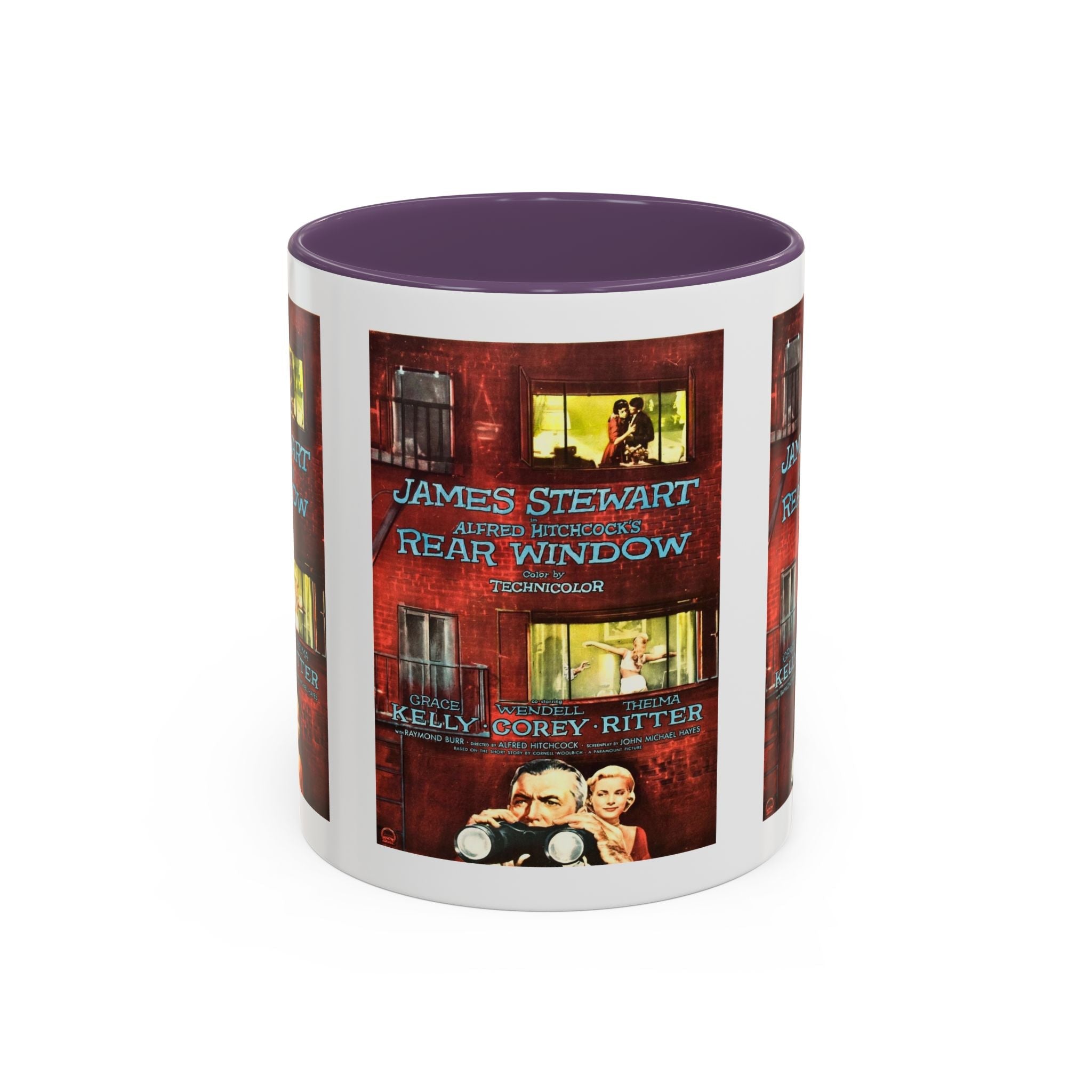 Cult Classic Movie Poster Art Accent Coffee Mug (11, 15oz) - Rear Window 1954 - POPvault