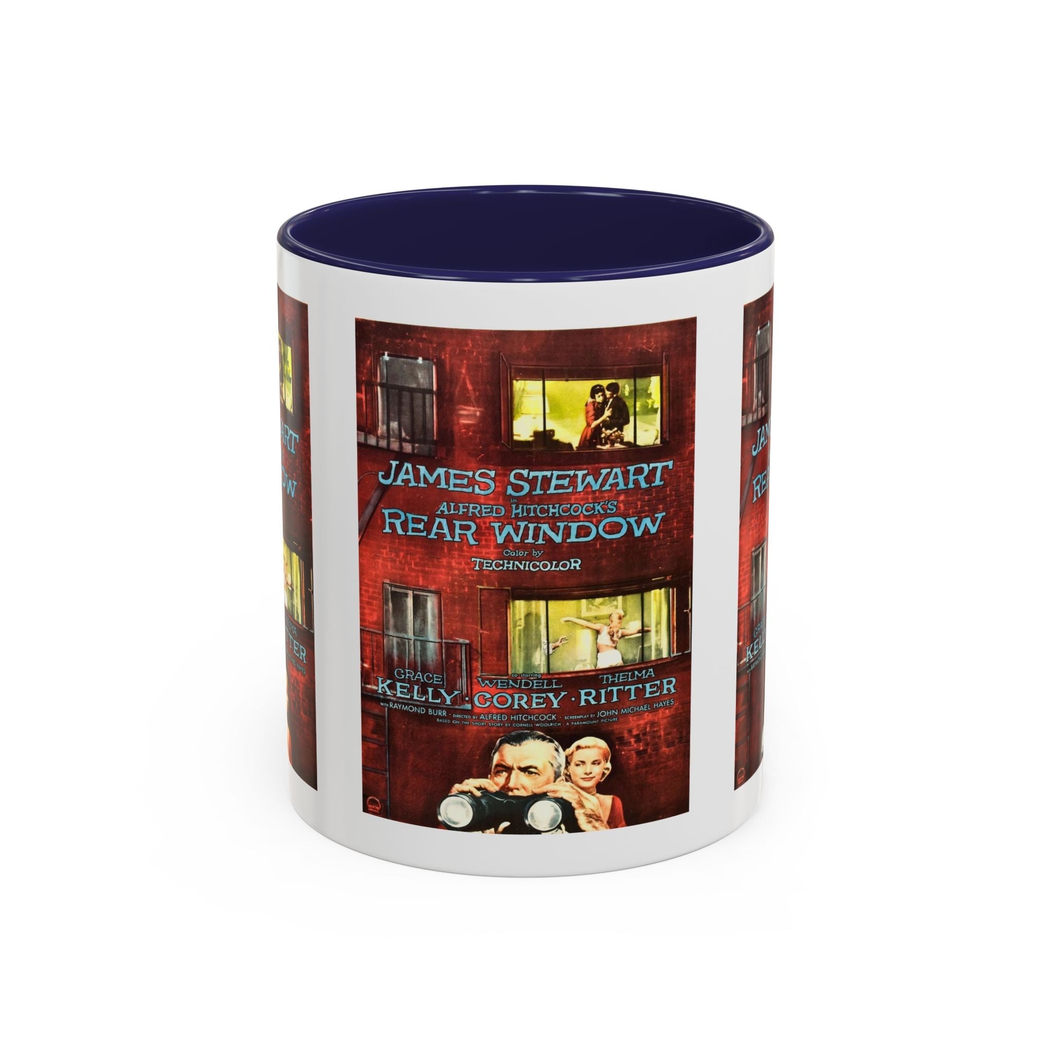 Cult Classic Movie Poster Art Accent Coffee Mug (11, 15oz) - Rear Window 1954 - POPvault