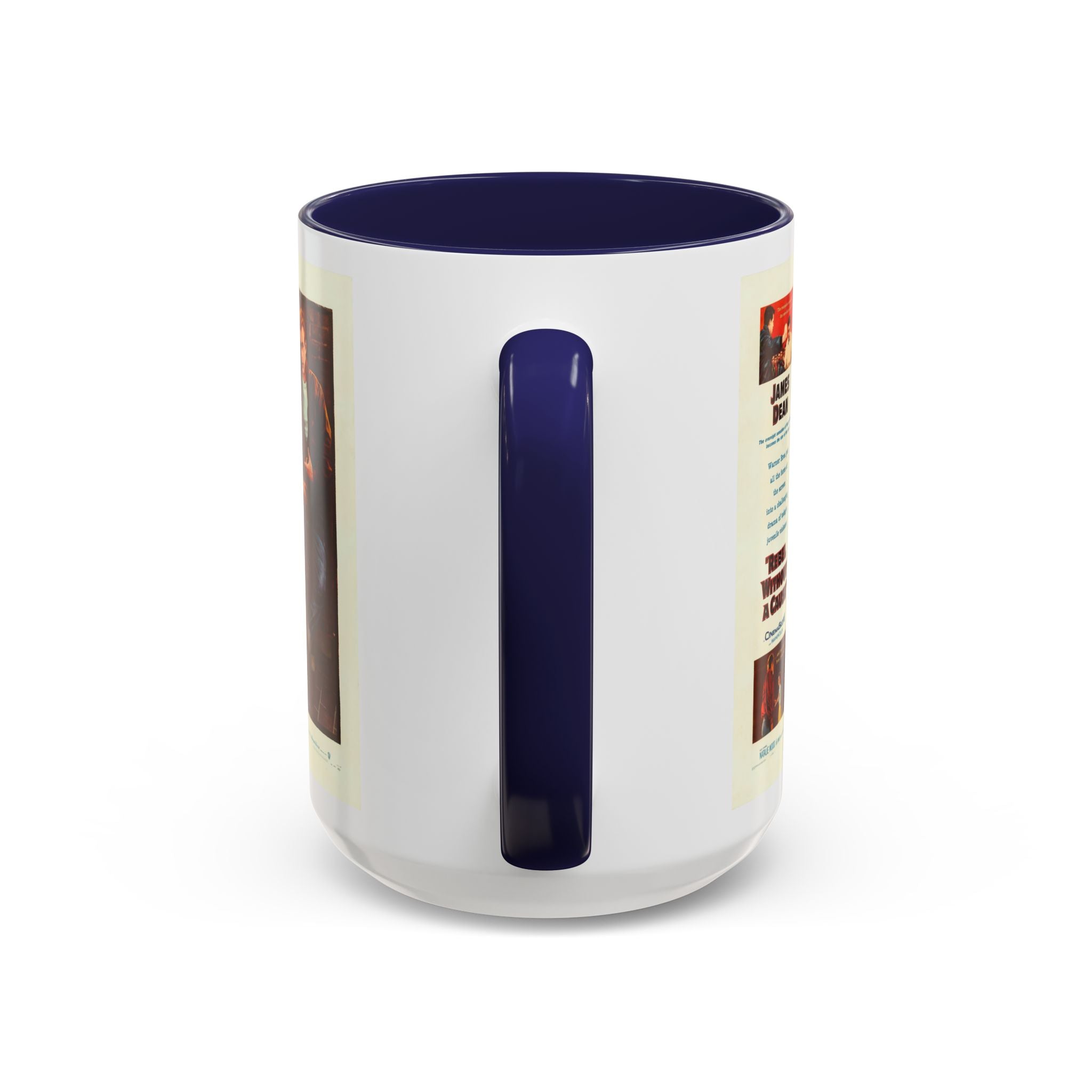 Cult Classic Movie Poster Art Accent Coffee Mug (11, 15oz) - Rebel Without A Cause 1955 - POPvault