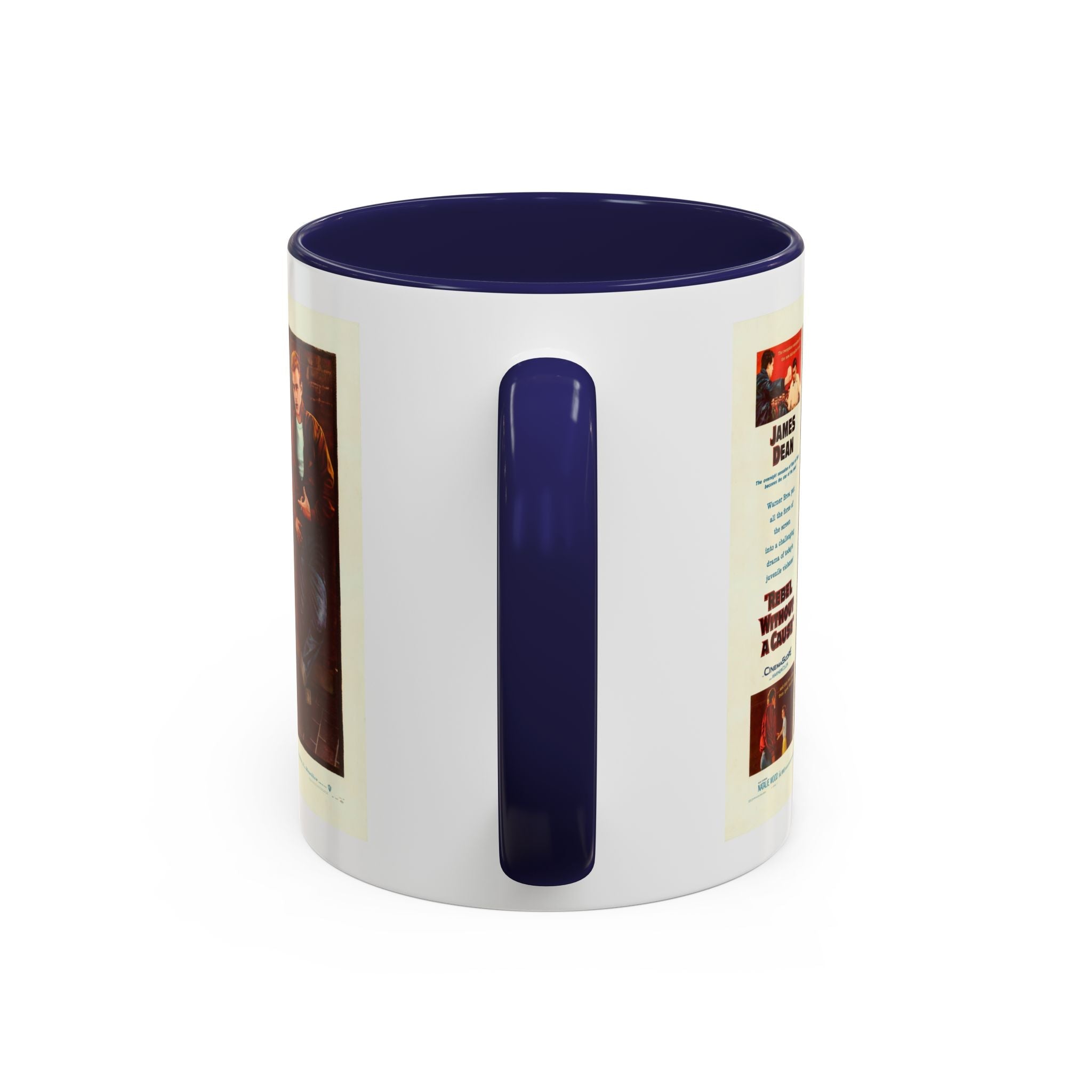 Cult Classic Movie Poster Art Accent Coffee Mug (11, 15oz) - Rebel Without A Cause 1955 - POPvault