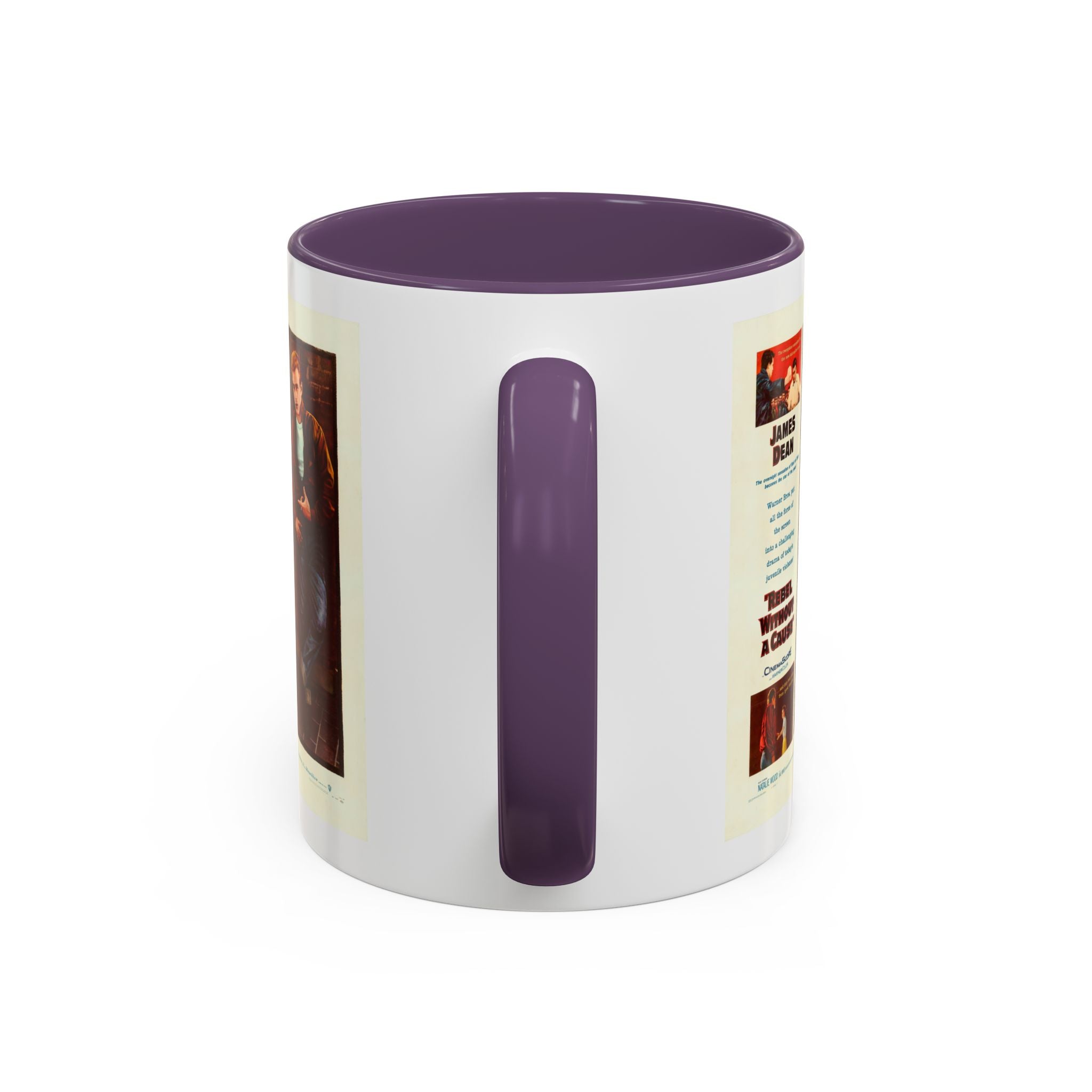 Cult Classic Movie Poster Art Accent Coffee Mug (11, 15oz) - Rebel Without A Cause 1955 - POPvault