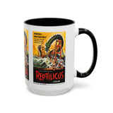 Cult Classic Movie Poster Art Accent Coffee Mug (11, 15oz) - Reptilicus 1961 - POPvault