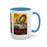 Cult Classic Movie Poster Art Accent Coffee Mug (11, 15oz) - Reptilicus 1961 - POPvault