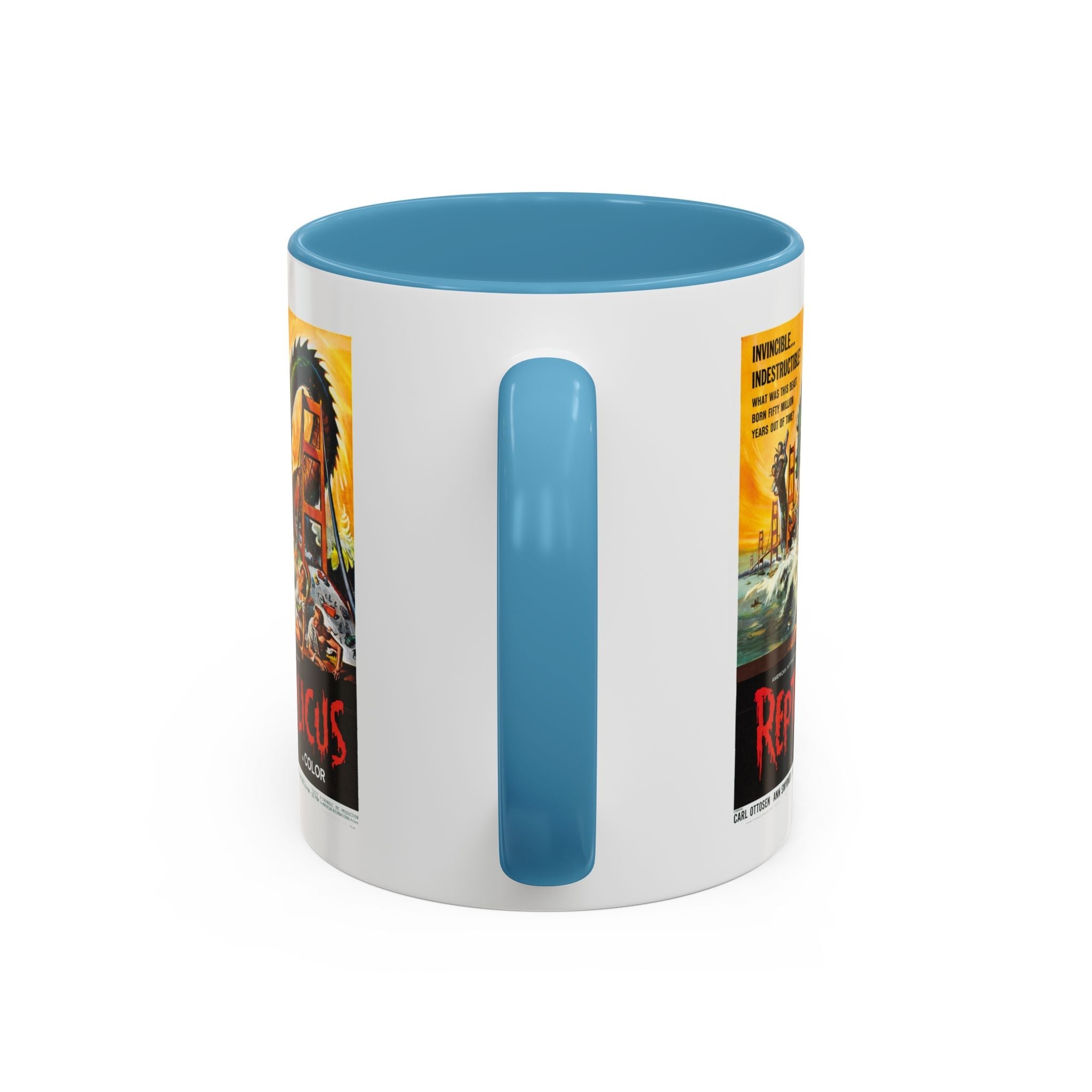 Cult Classic Movie Poster Art Accent Coffee Mug (11, 15oz) - Reptilicus 1961 - POPvault