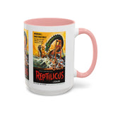 Cult Classic Movie Poster Art Accent Coffee Mug (11, 15oz) - Reptilicus 1961 - POPvault