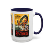 Cult Classic Movie Poster Art Accent Coffee Mug (11, 15oz) - Reptilicus 1961 - POPvault