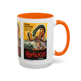 Cult Classic Movie Poster Art Accent Coffee Mug (11, 15oz) - Reptilicus 1961 - POPvault