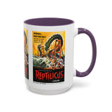 Cult Classic Movie Poster Art Accent Coffee Mug (11, 15oz) - Reptilicus 1961 - POPvault