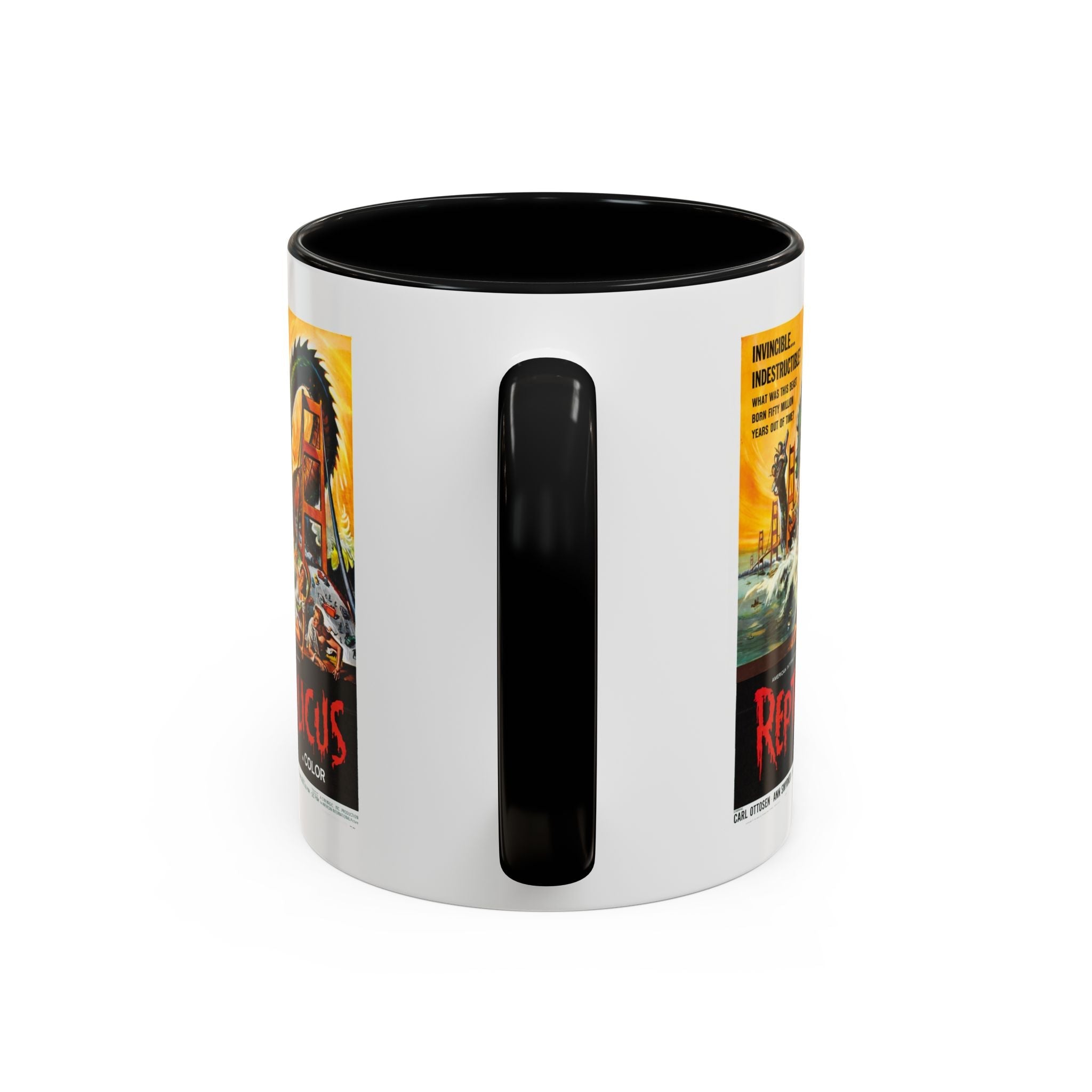 Cult Classic Movie Poster Art Accent Coffee Mug (11, 15oz) - Reptilicus 1961 - POPvault
