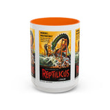 Cult Classic Movie Poster Art Accent Coffee Mug (11, 15oz) - Reptilicus 1961 - POPvault
