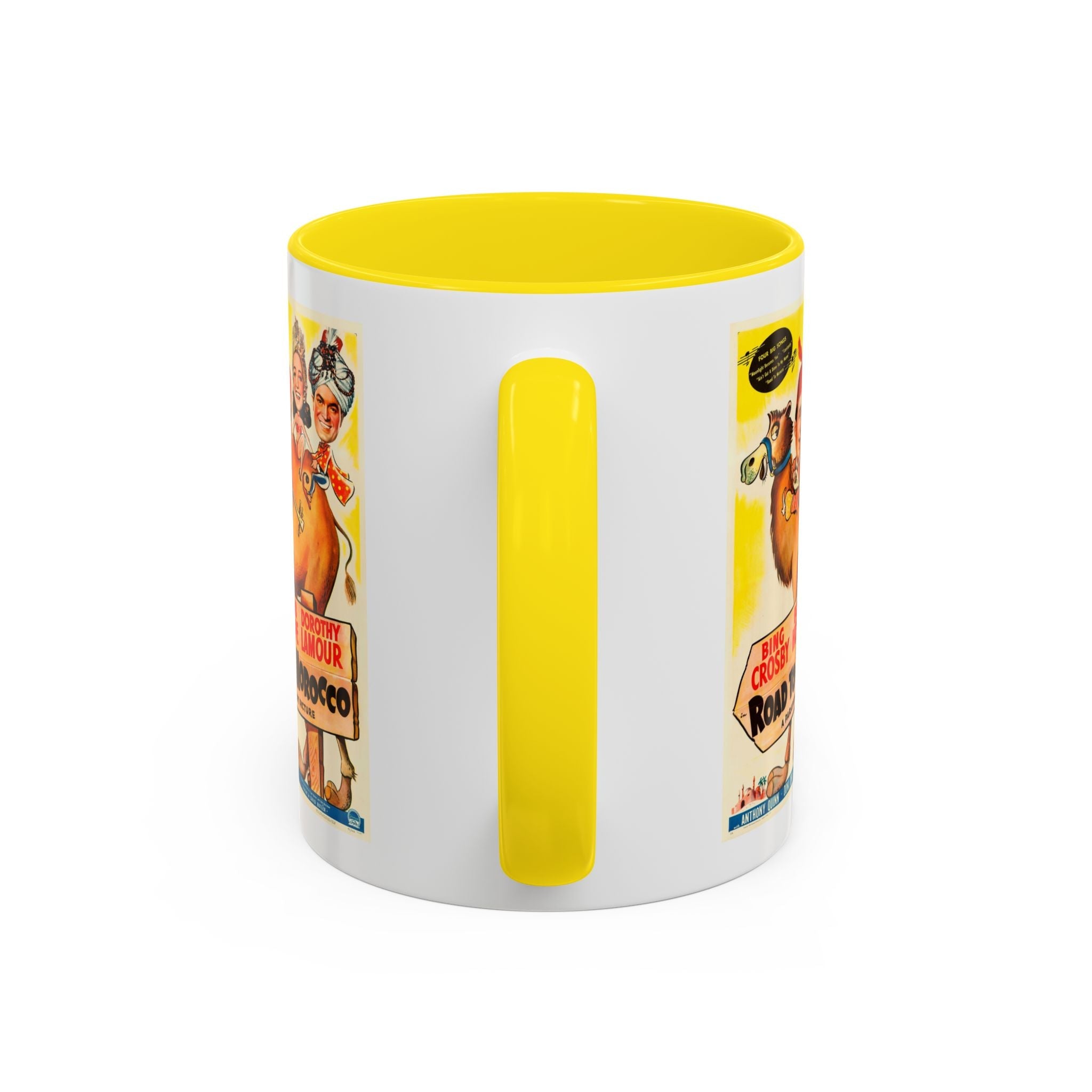Cult Classic Movie Poster Art Accent Coffee Mug (11, 15oz) - Road To Morocco 1942 - POPvault