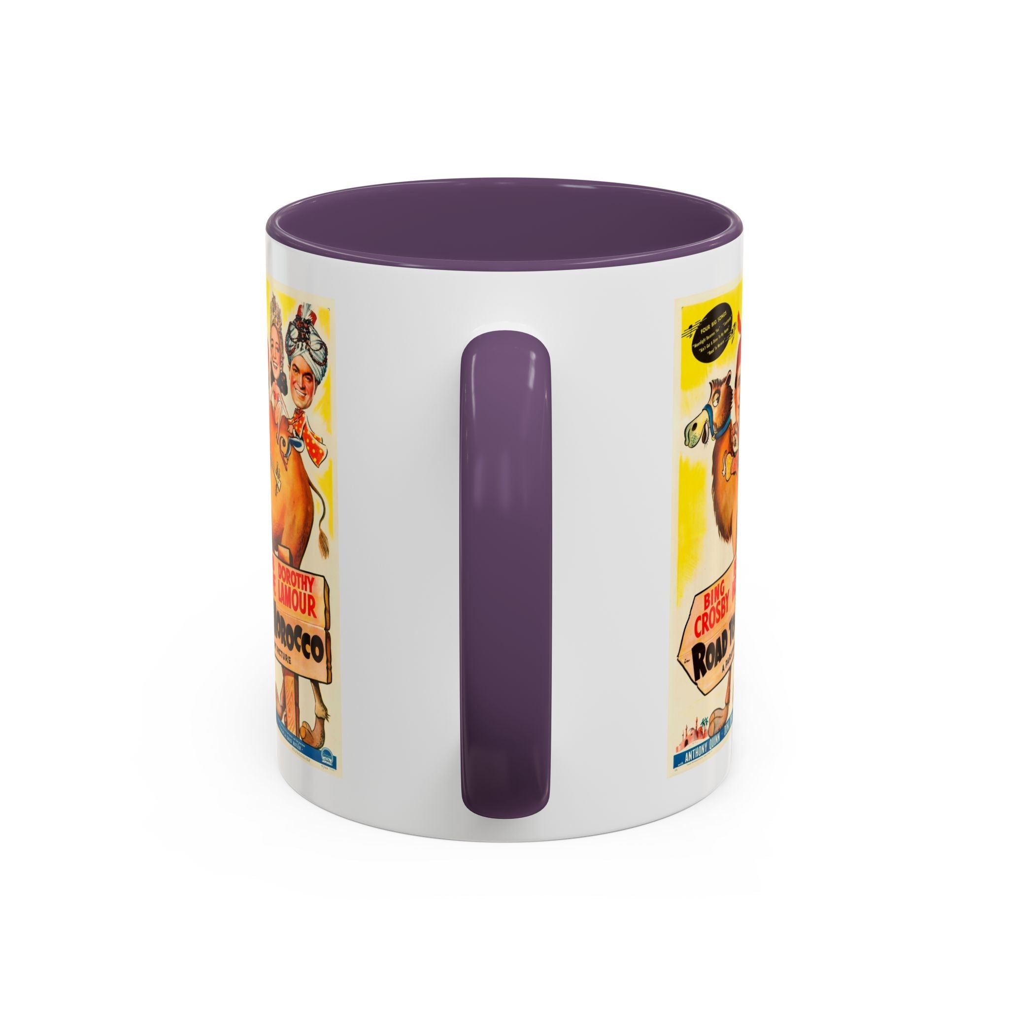 Cult Classic Movie Poster Art Accent Coffee Mug (11, 15oz) - Road To Morocco 1942 - POPvault