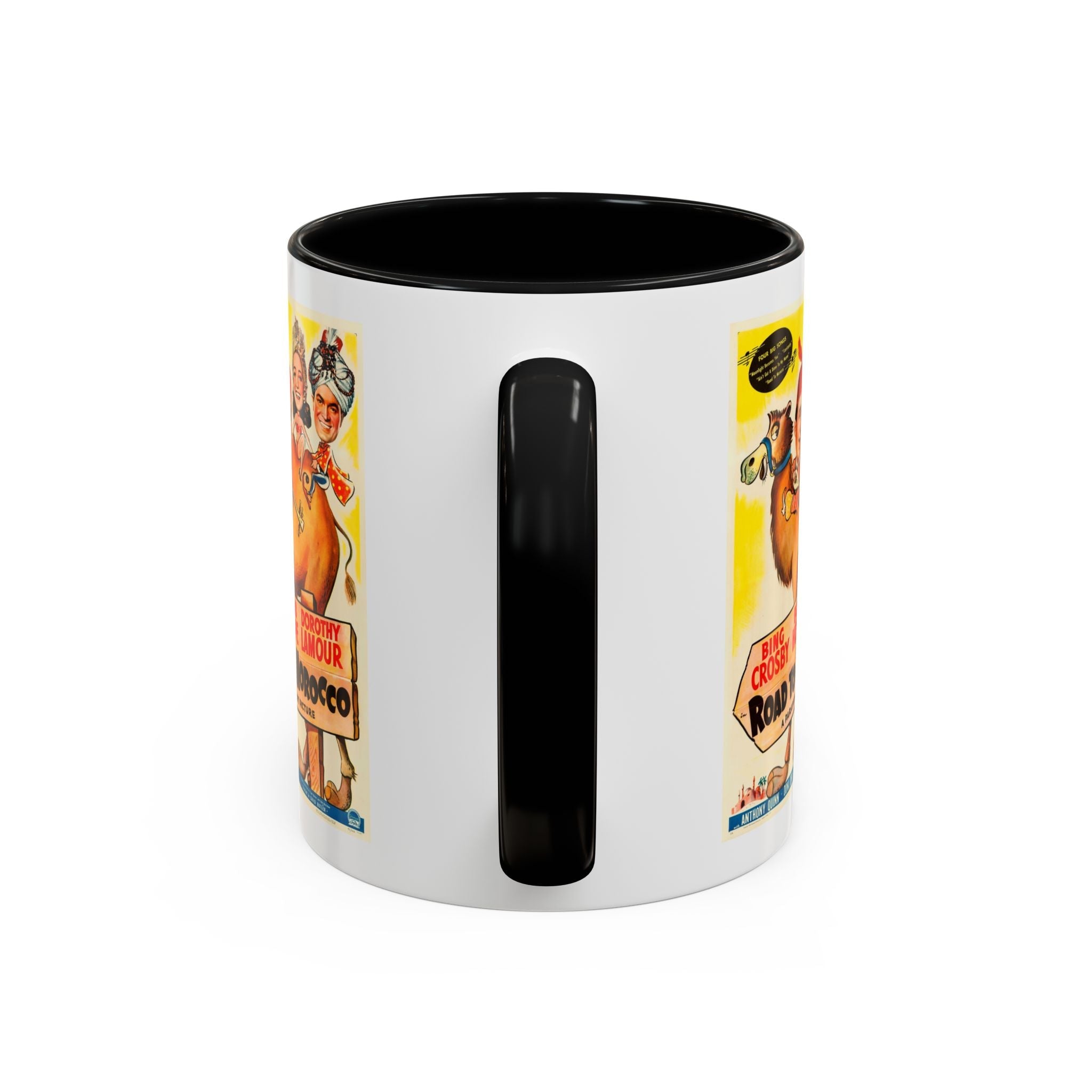 Cult Classic Movie Poster Art Accent Coffee Mug (11, 15oz) - Road To Morocco 1942 - POPvault