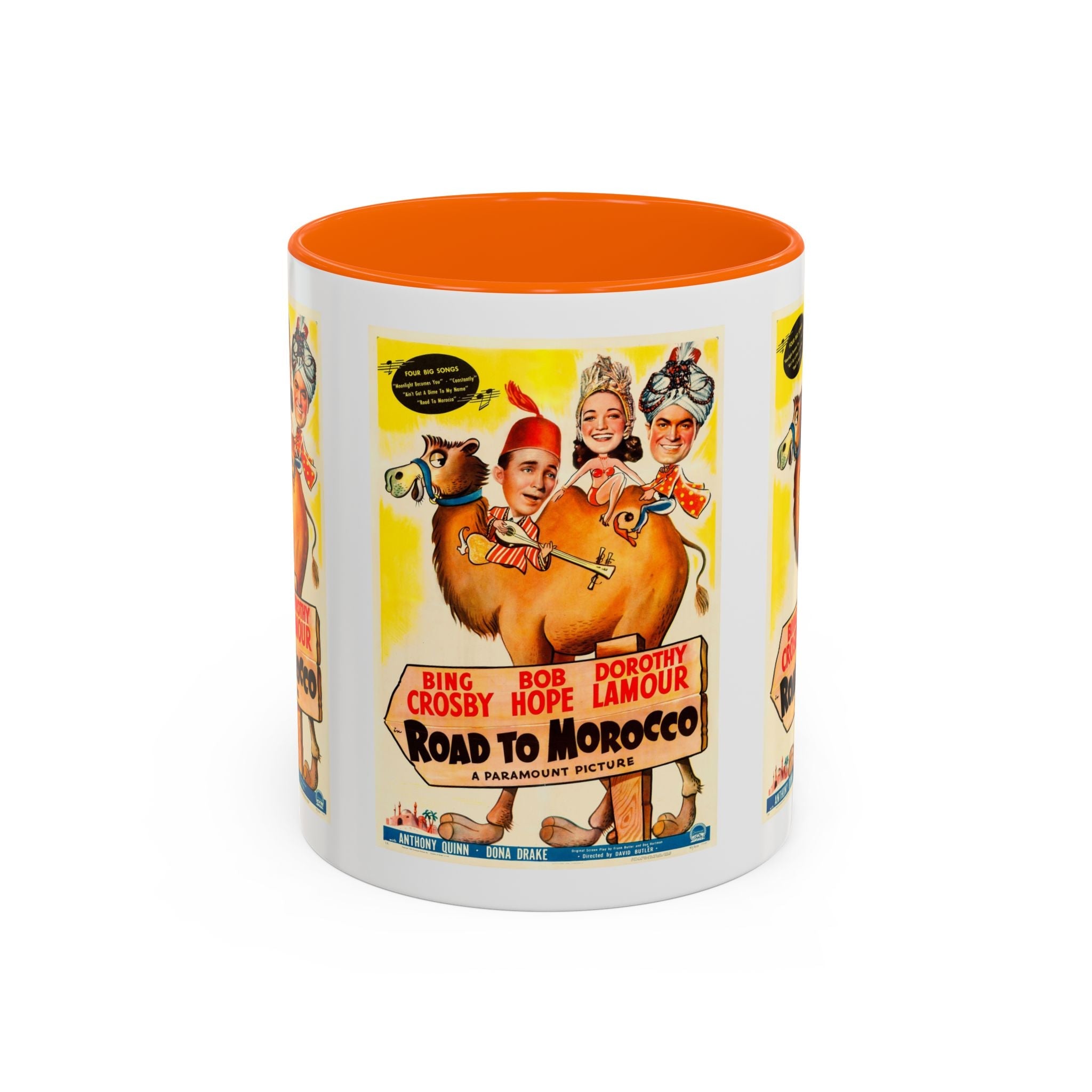Cult Classic Movie Poster Art Accent Coffee Mug (11, 15oz) - Road To Morocco 1942 - POPvault