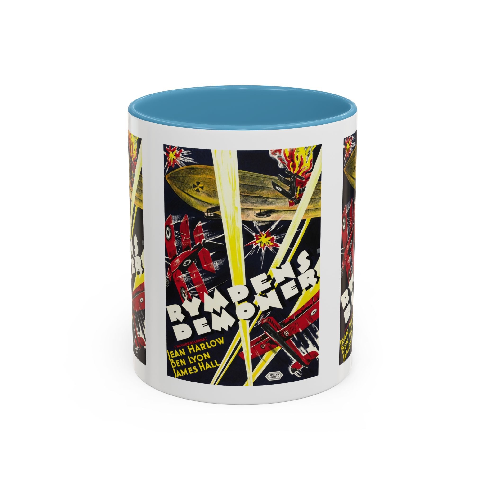 Cult Classic Movie Poster Art Accent Coffee Mug (11, 15oz) - Rymdens Demoner 1930 - POPvault