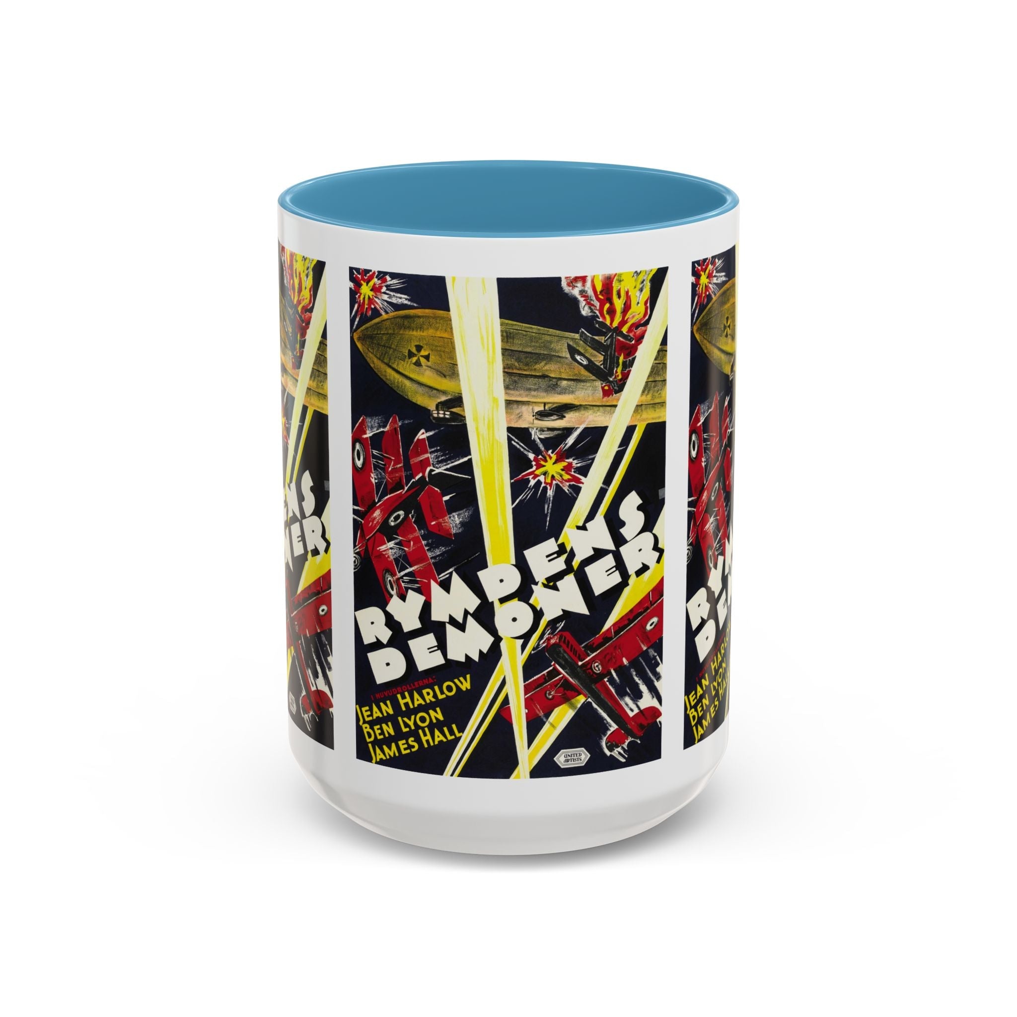 Cult Classic Movie Poster Art Accent Coffee Mug (11, 15oz) - Rymdens Demoner 1930 - POPvault