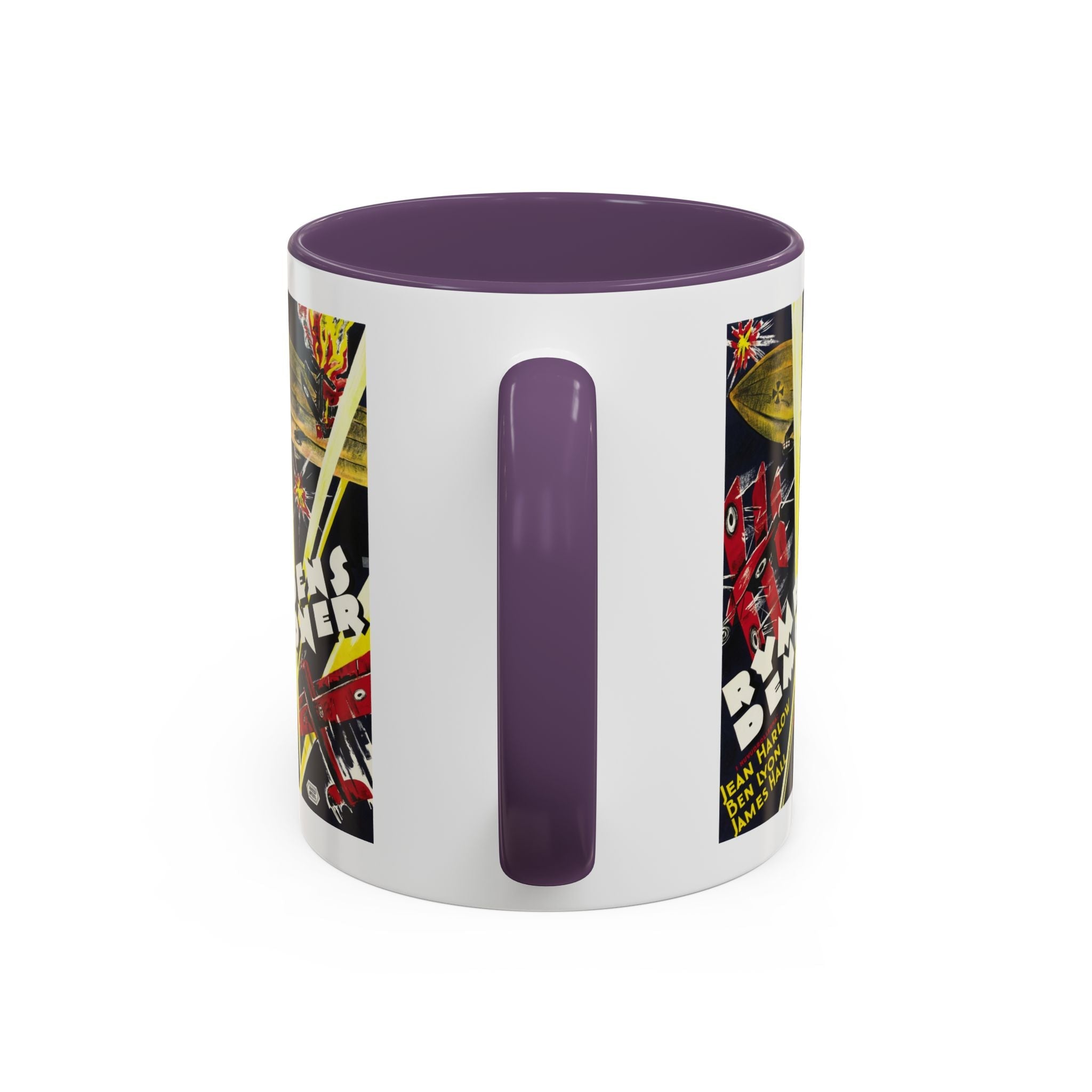 Cult Classic Movie Poster Art Accent Coffee Mug (11, 15oz) - Rymdens Demoner 1930 - POPvault