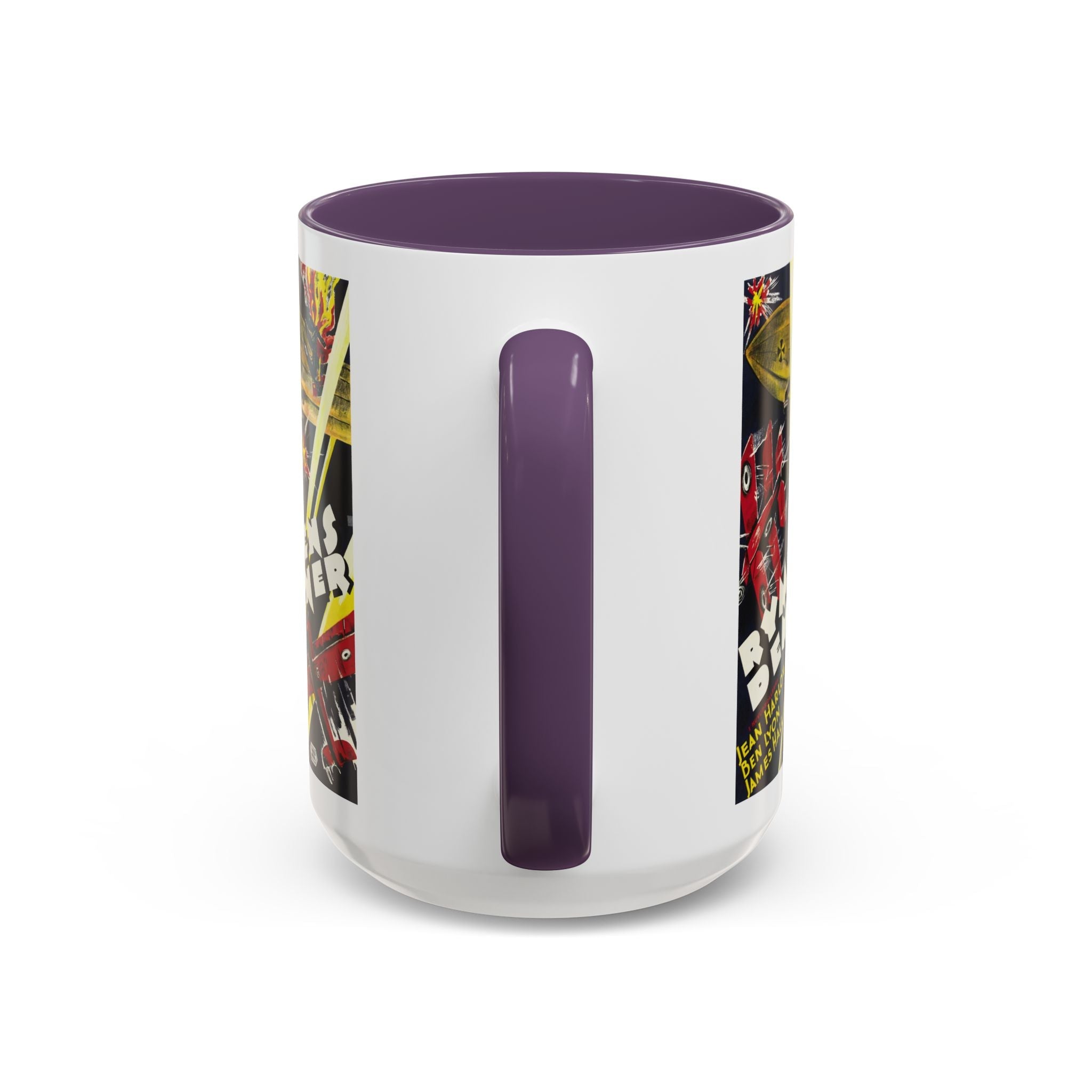 Cult Classic Movie Poster Art Accent Coffee Mug (11, 15oz) - Rymdens Demoner 1930 - POPvault