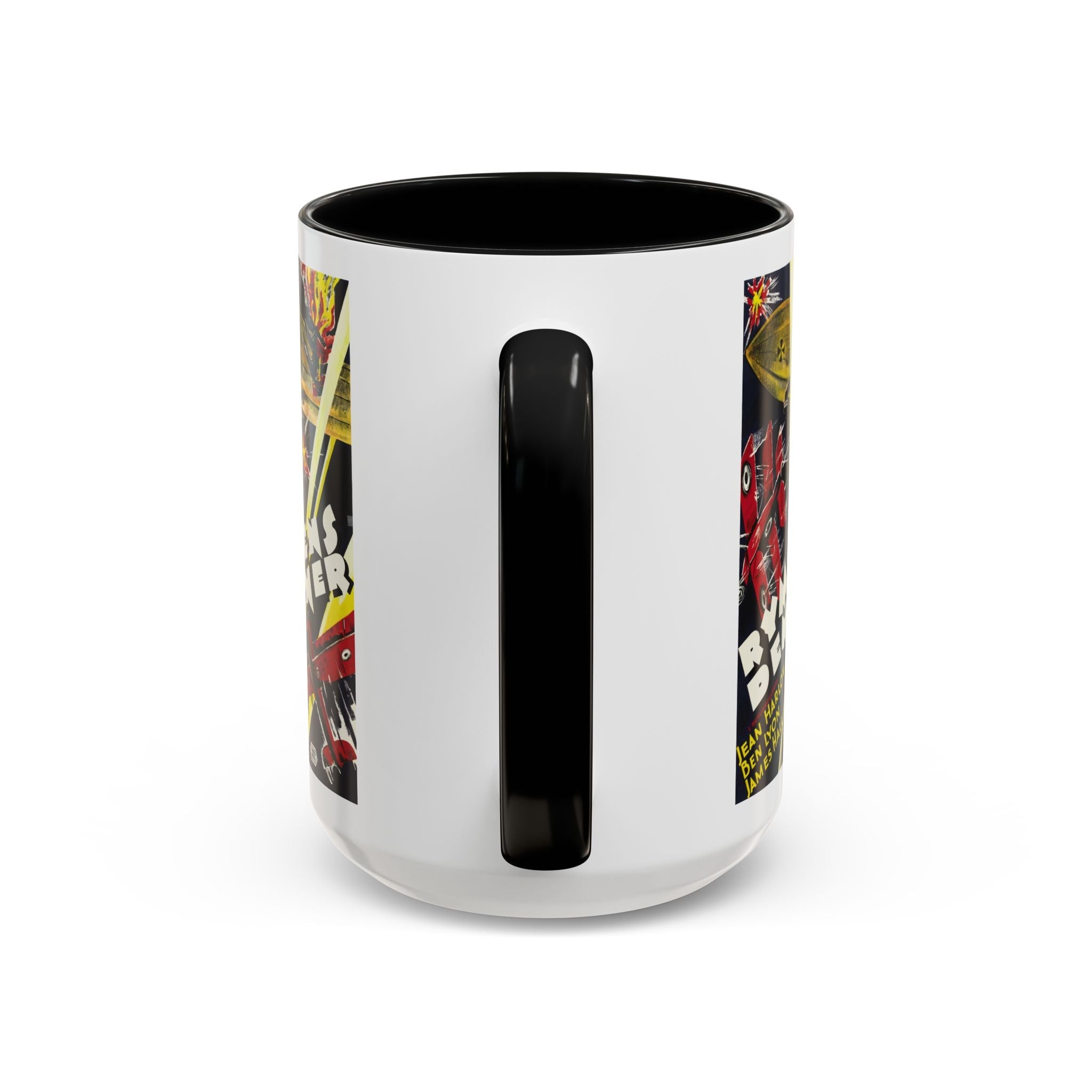 Cult Classic Movie Poster Art Accent Coffee Mug (11, 15oz) - Rymdens Demoner 1930 - POPvault