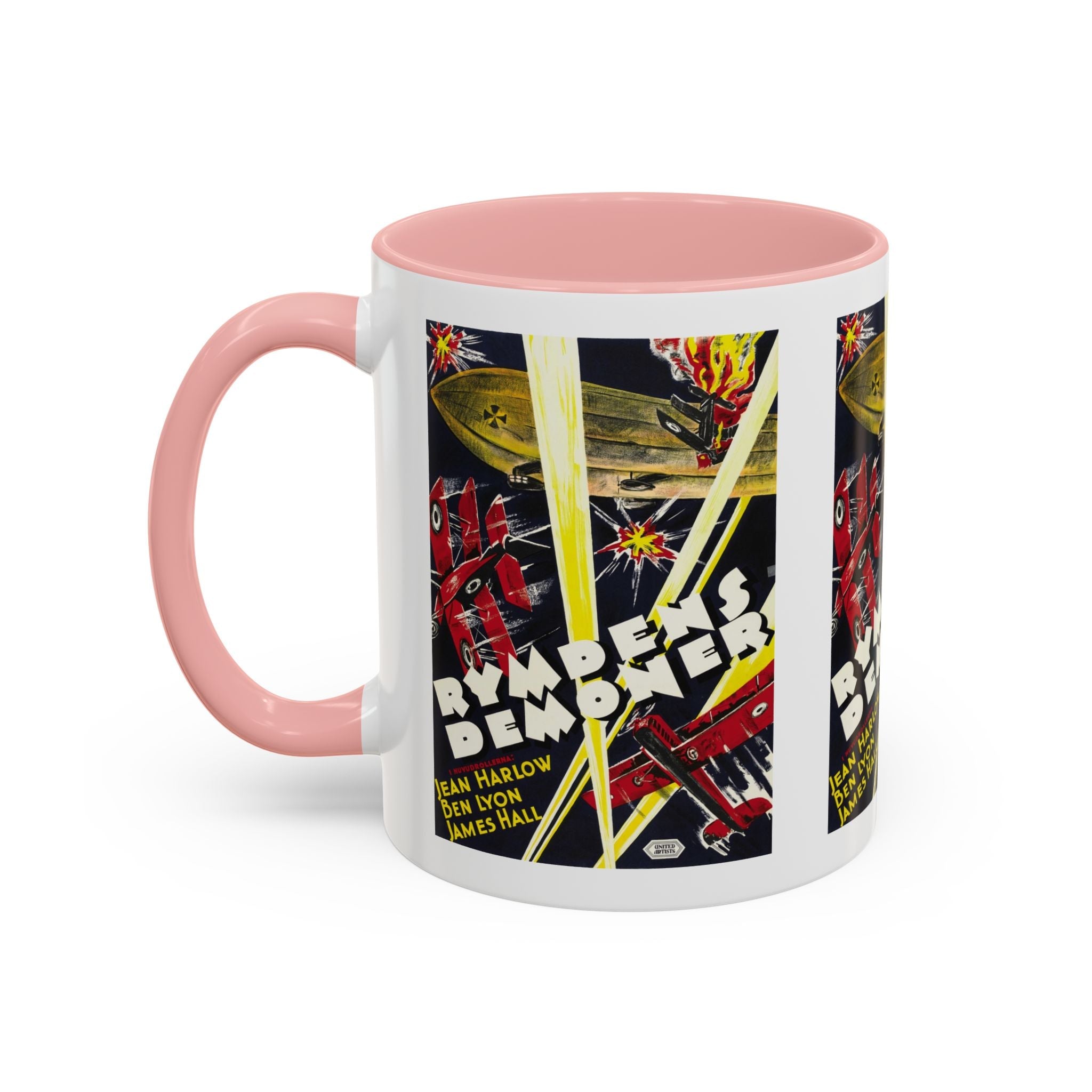 Cult Classic Movie Poster Art Accent Coffee Mug (11, 15oz) - Rymdens Demoner 1930 - POPvault
