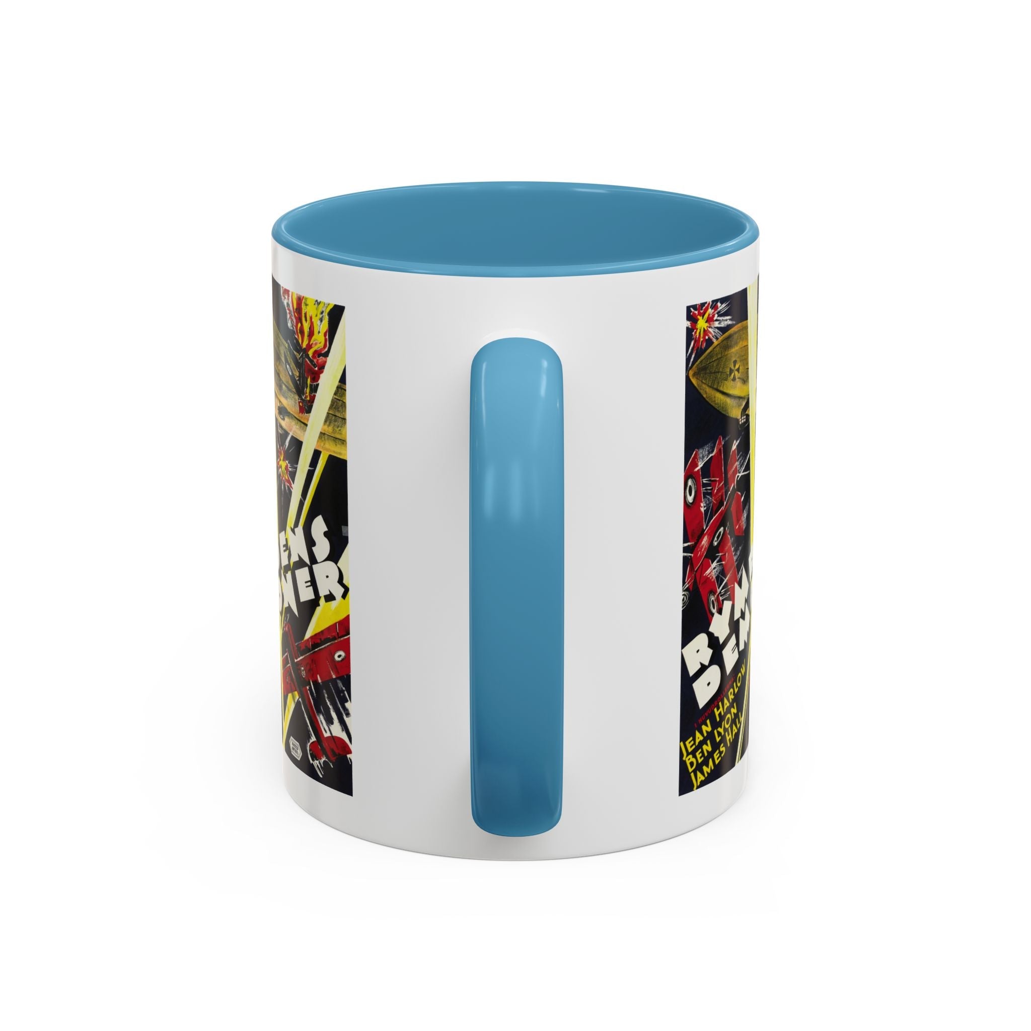 Cult Classic Movie Poster Art Accent Coffee Mug (11, 15oz) - Rymdens Demoner 1930 - POPvault